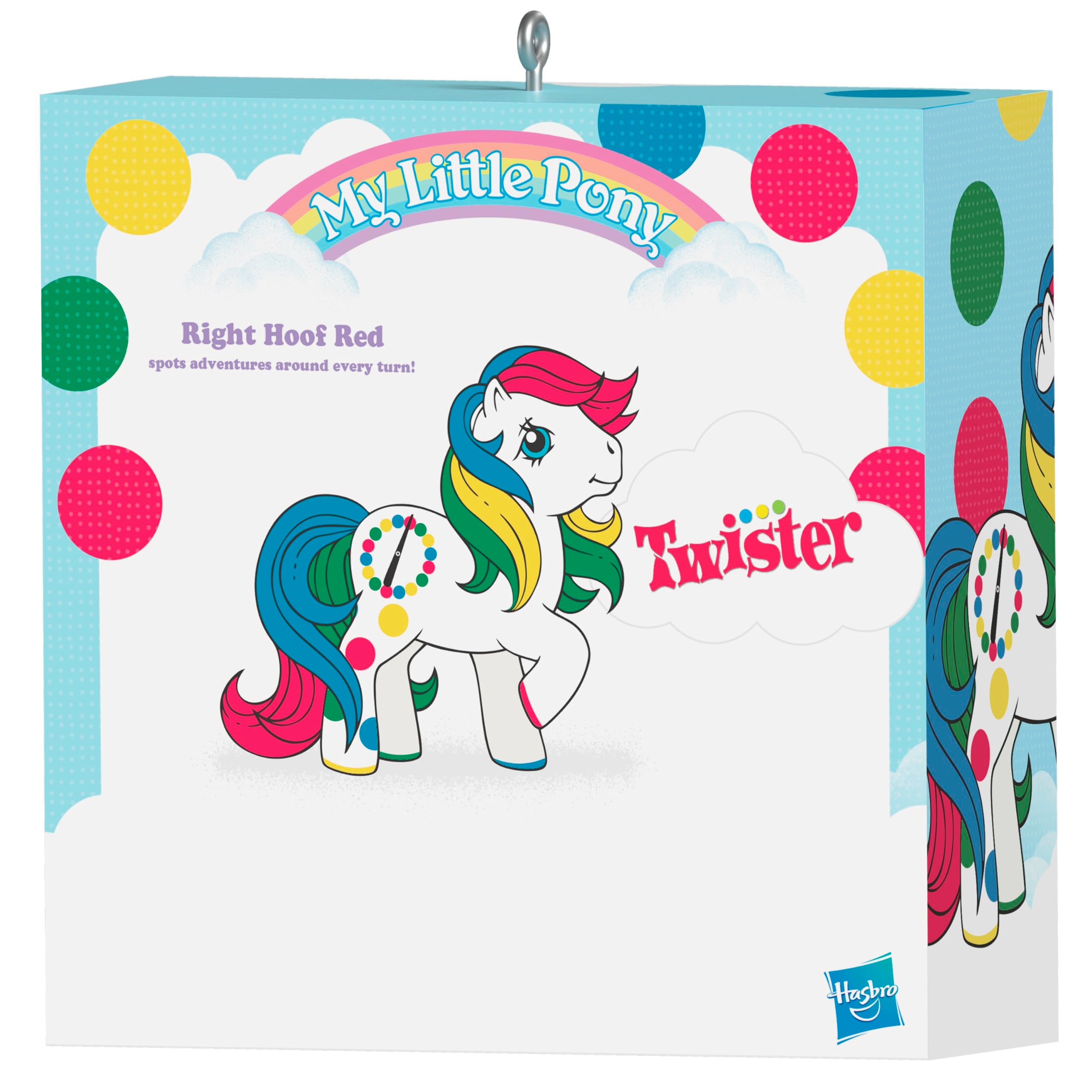 Retro Twister Right Hoof Red, My Little Pony, 2025 Hallmark Keepsake Christmas Ornament