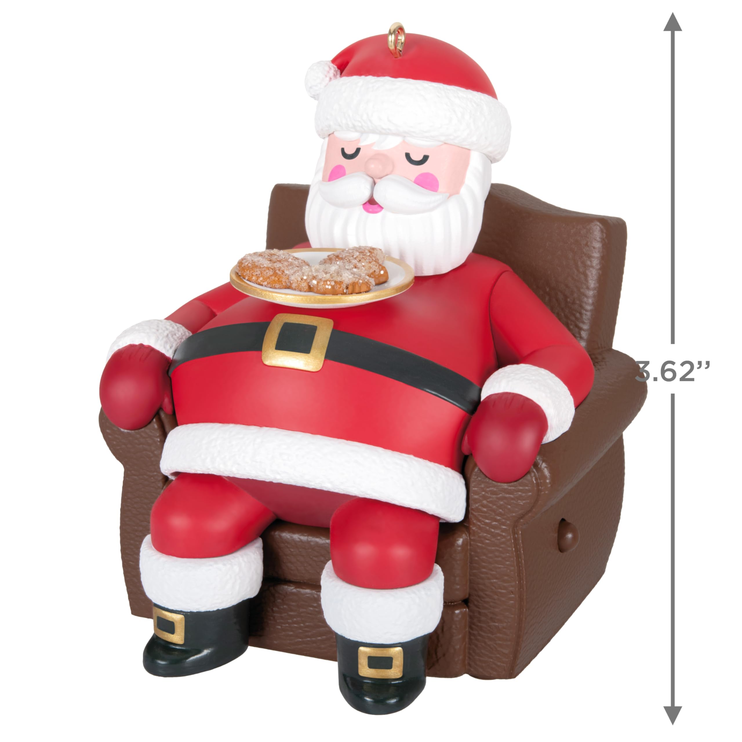 Hallmark Keepsake Christmas Ornament 2024, Snoring Santa With Sound and Motion, Santa Collectors Gifts