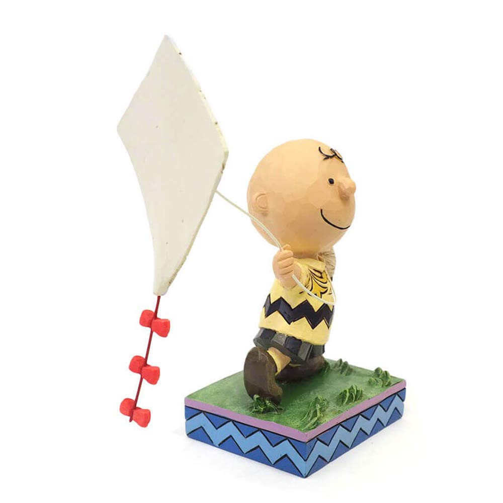 Enesco Jim Shore Peanuts Charlie Brown Flying Kite Figurine