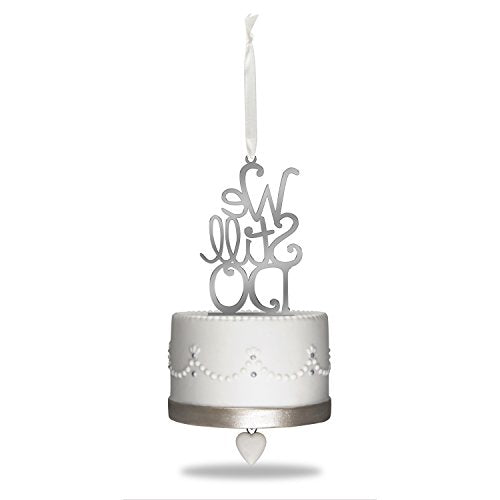 Hallmark Keepsake 2017 We Still Do Porcelain and Metal Dated Anniversary Christmas Ornament