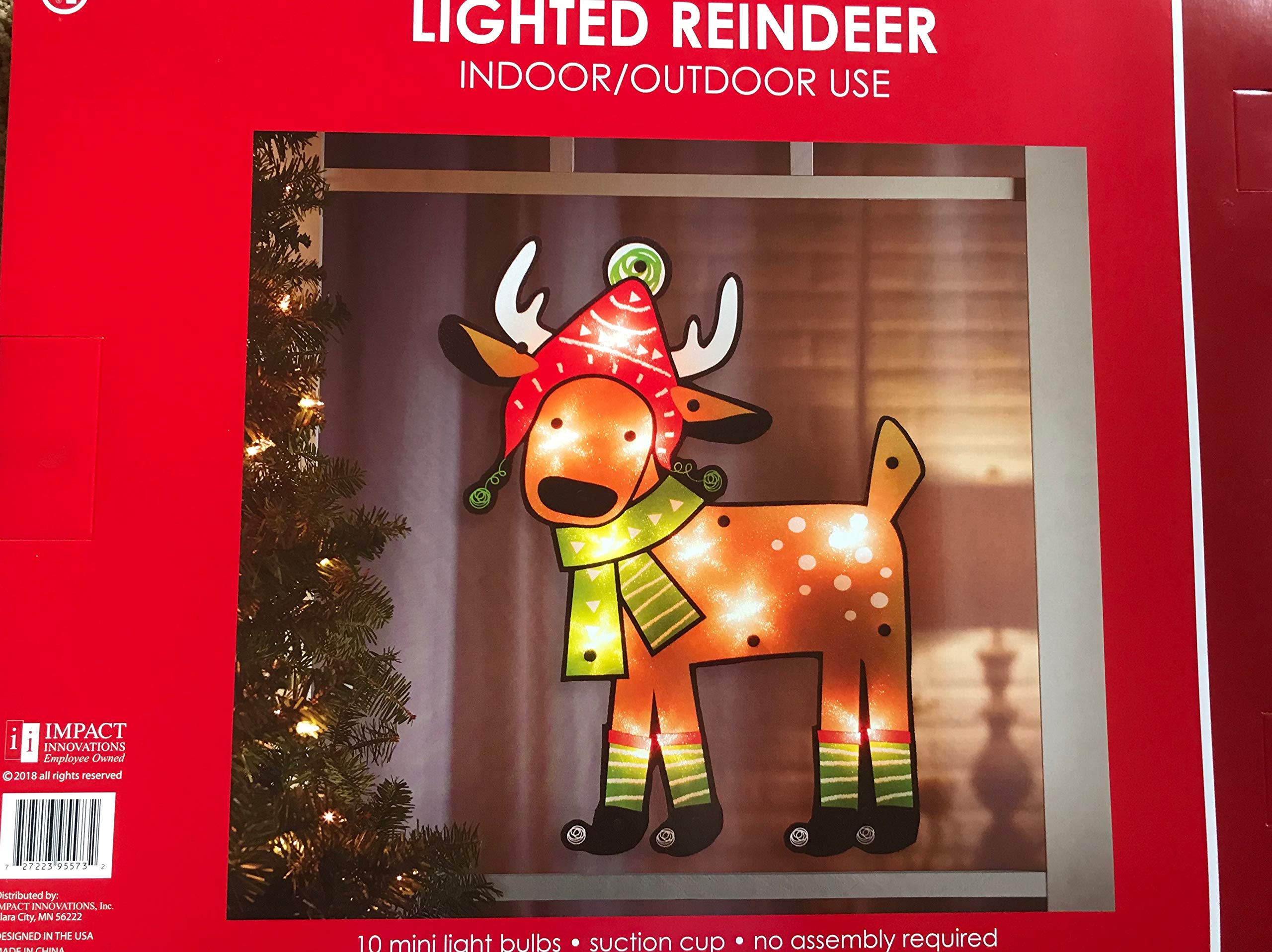 Light Up Reindeer Sign