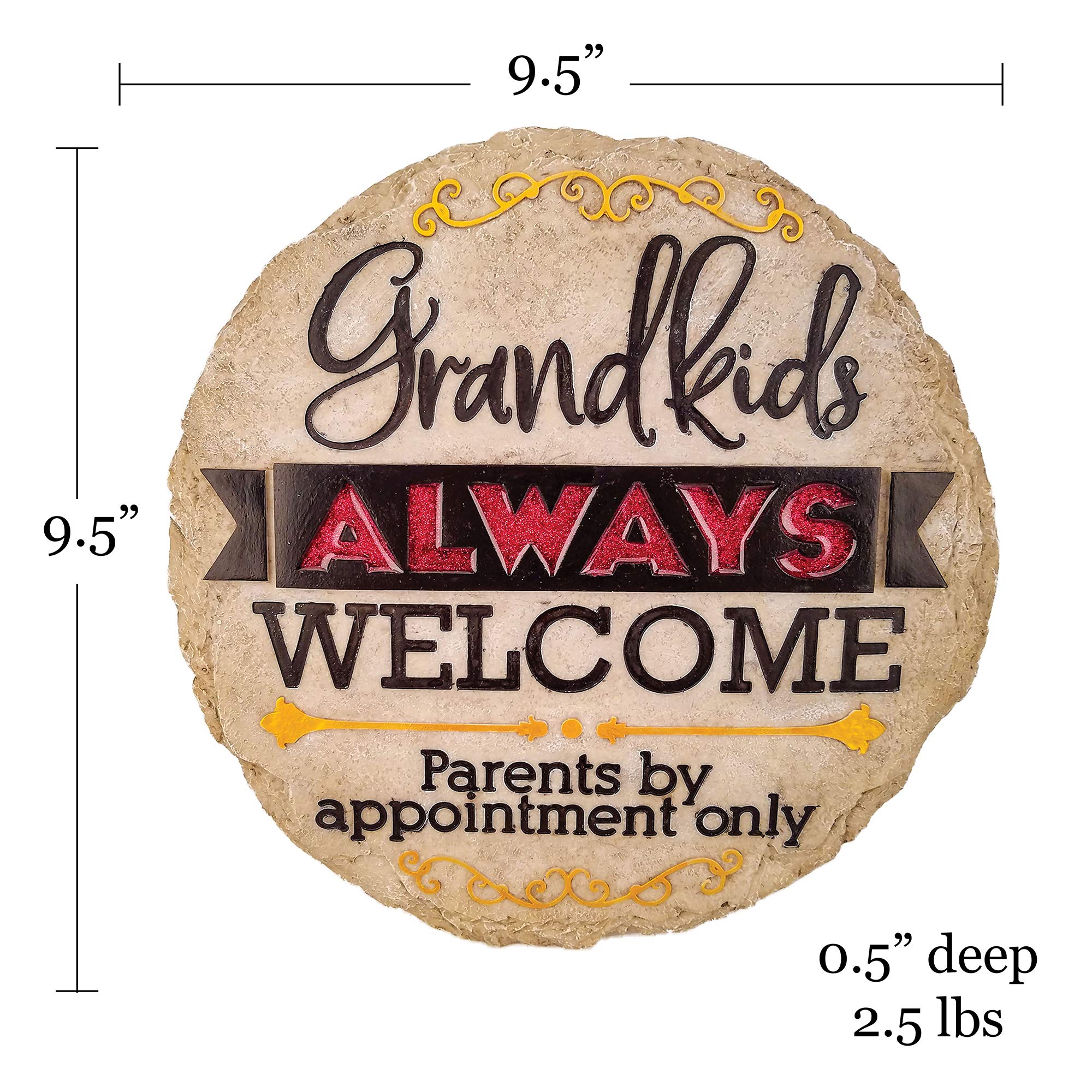 Spoontiques 13256 Grandkids Welcome Stepping Stone