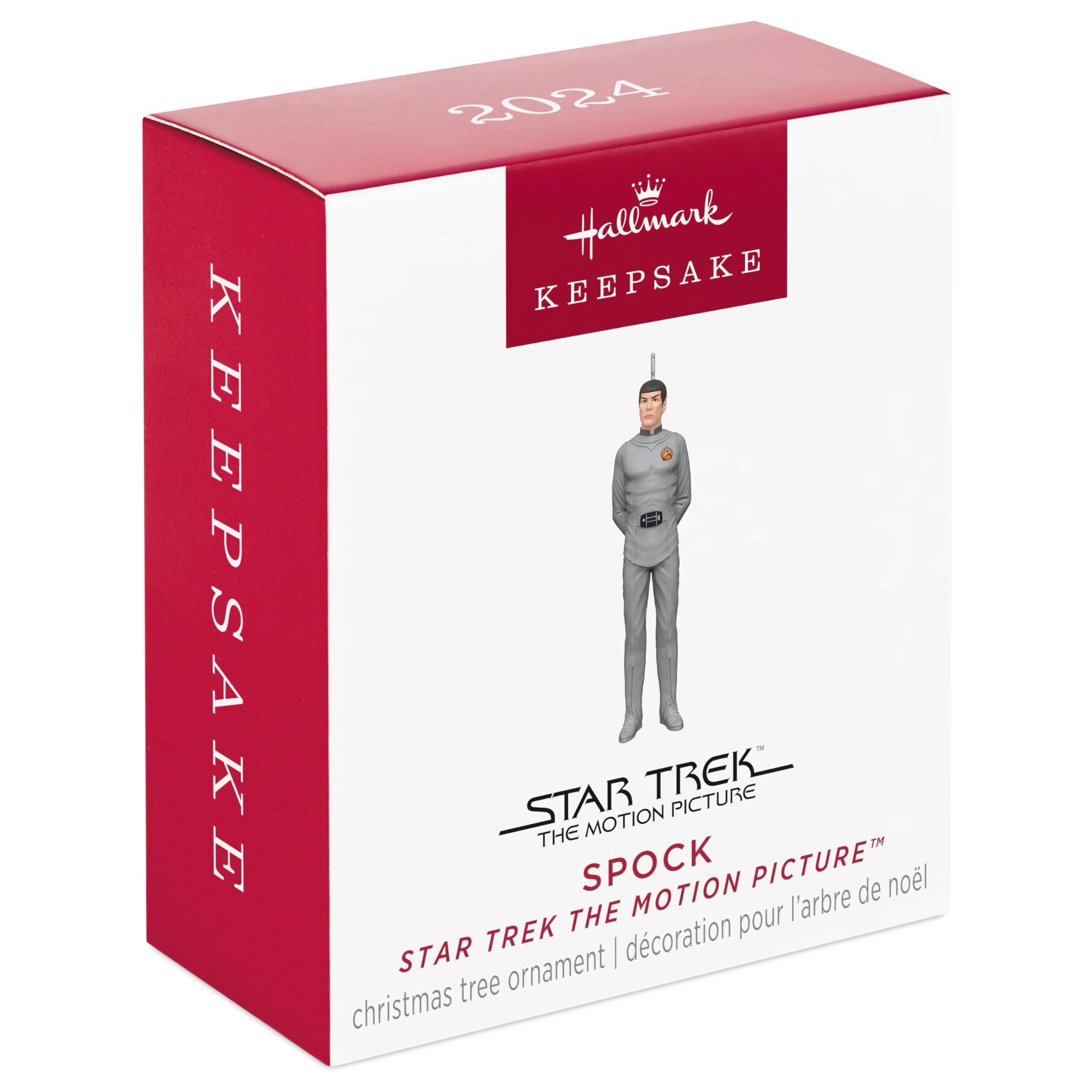 Hallmark Keepsake 1.84" Mini Christmas Ornament 2024, Star Trek: The Motion Picture Spock, Gifts for Trekkies