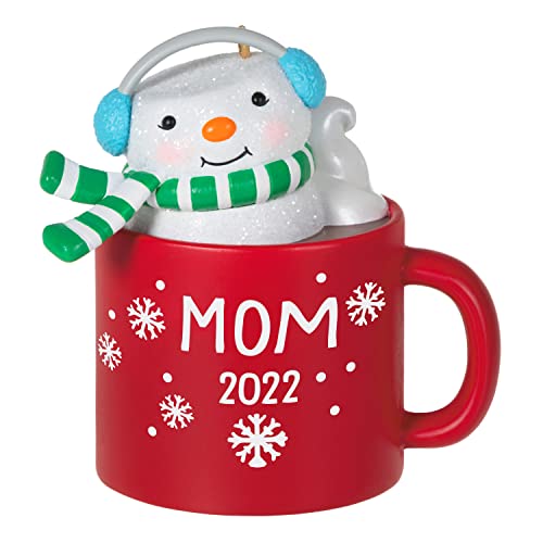 Hallmark Keepsake Plastic Christmas Ornament 2022, Mom Hot Cocoa Mug