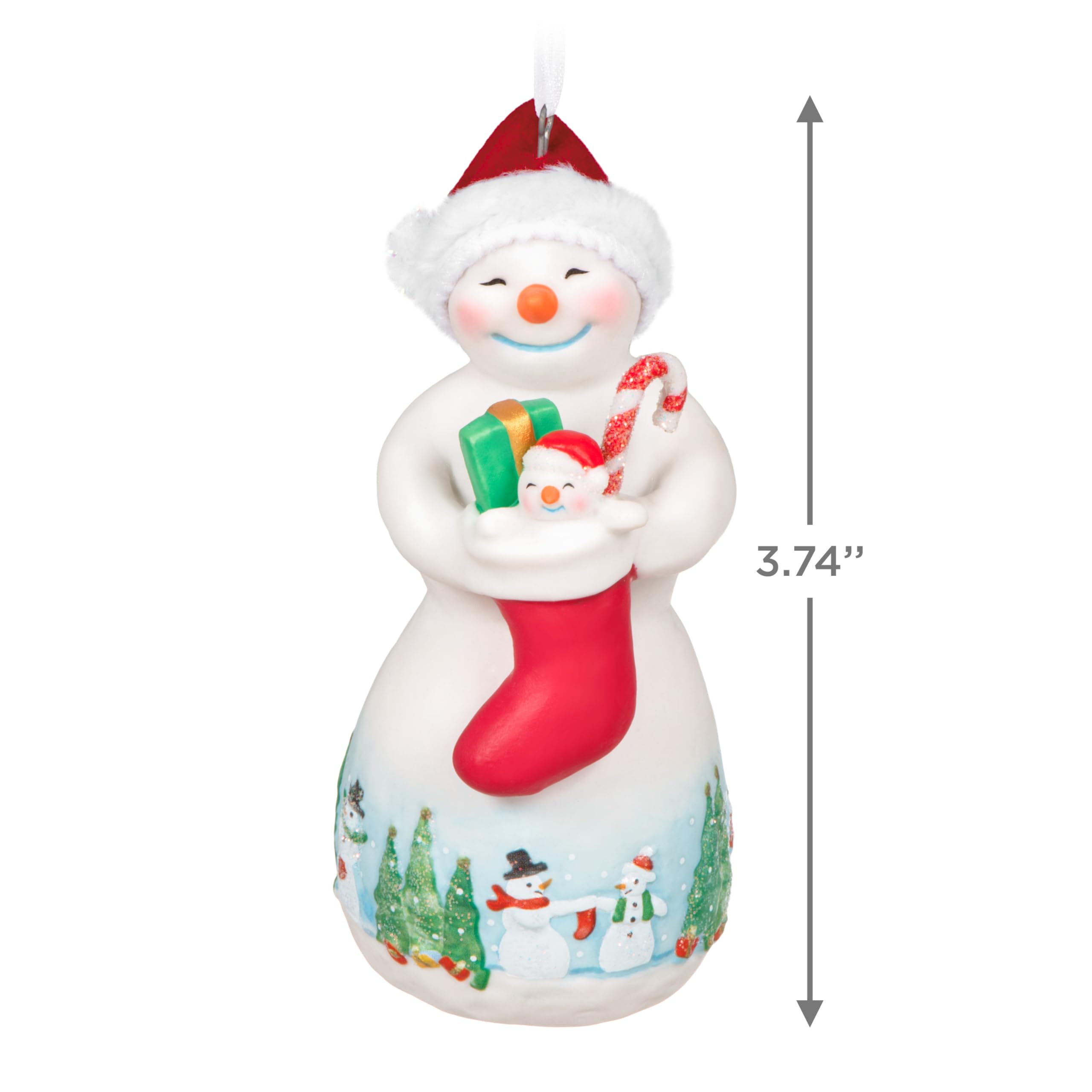 Hallmark Keepsake Christmas Ornament 2024, Snowtop Lodge Noelle T. Klaus, Porcelain, Snowman Collectors Gifts