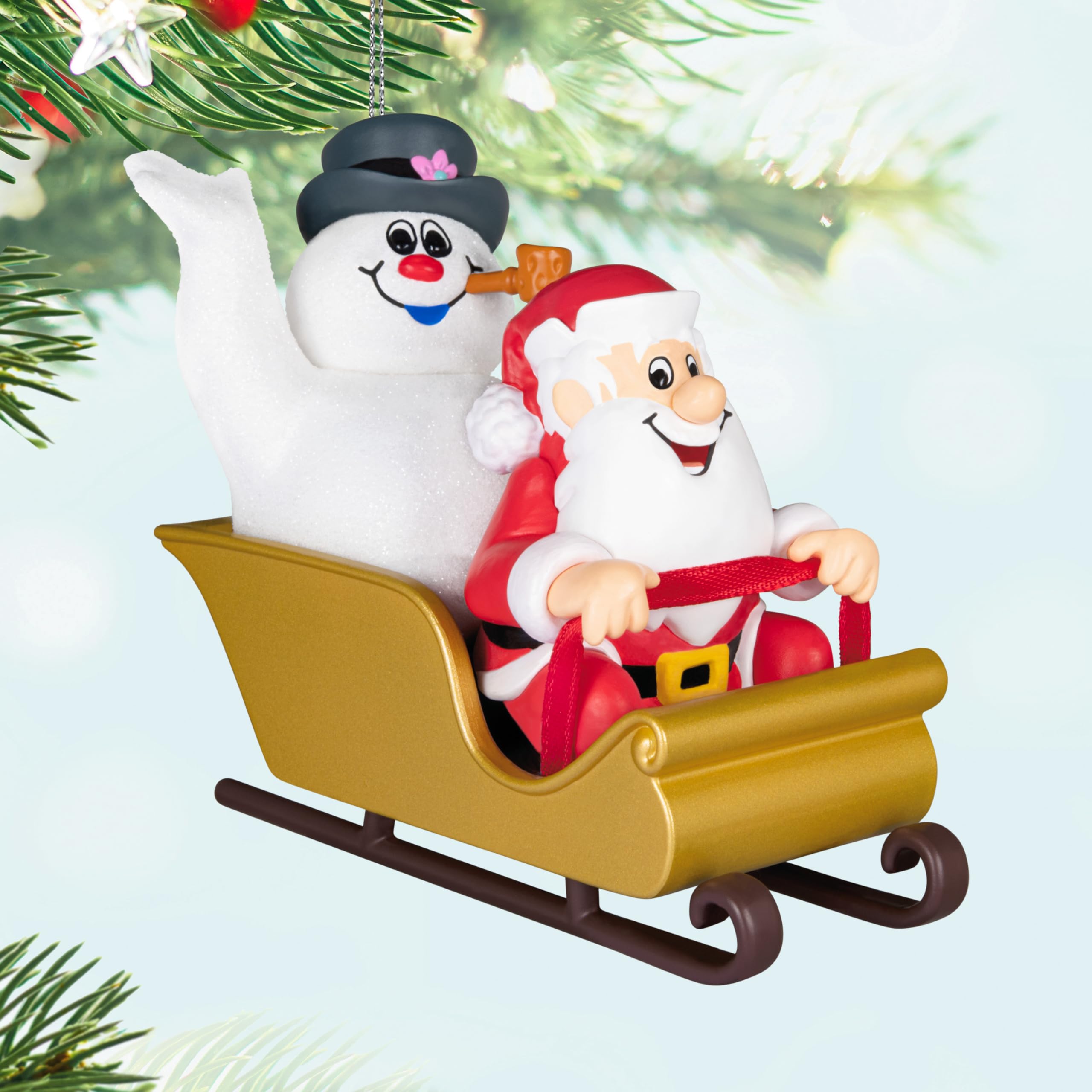 ORN FROSTY AND SANTA