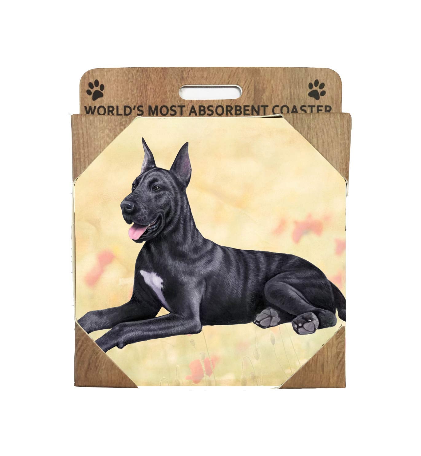 Great Dane Black Coaster