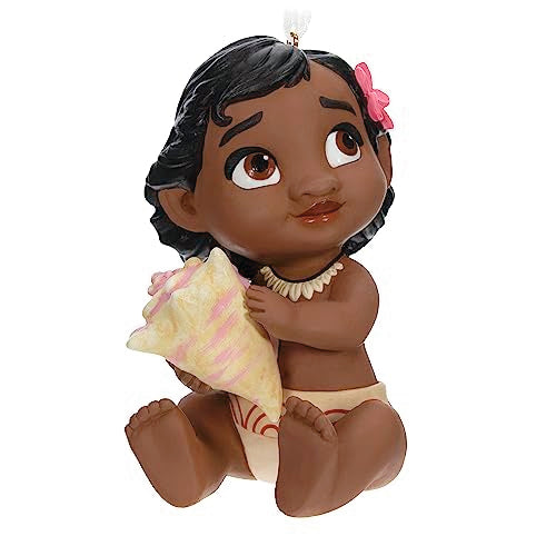 Hallmark Keepsake Christmas Ornament 2023, Disney Moana The Ocean Chose Me Porcelain