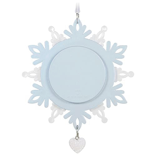 Hallmark Keepsake Christmas Ornament 2023, Our First Christmas Together Snowflake Photo Frame, Picture Gift