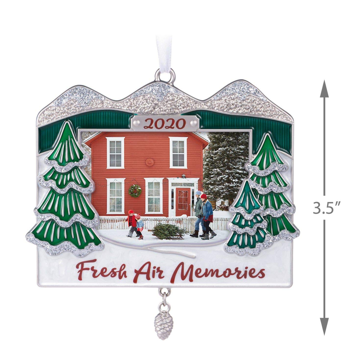 Hallmark Keepsake Ornament 2020 Year Dated Mountainous Memories Picture Frame