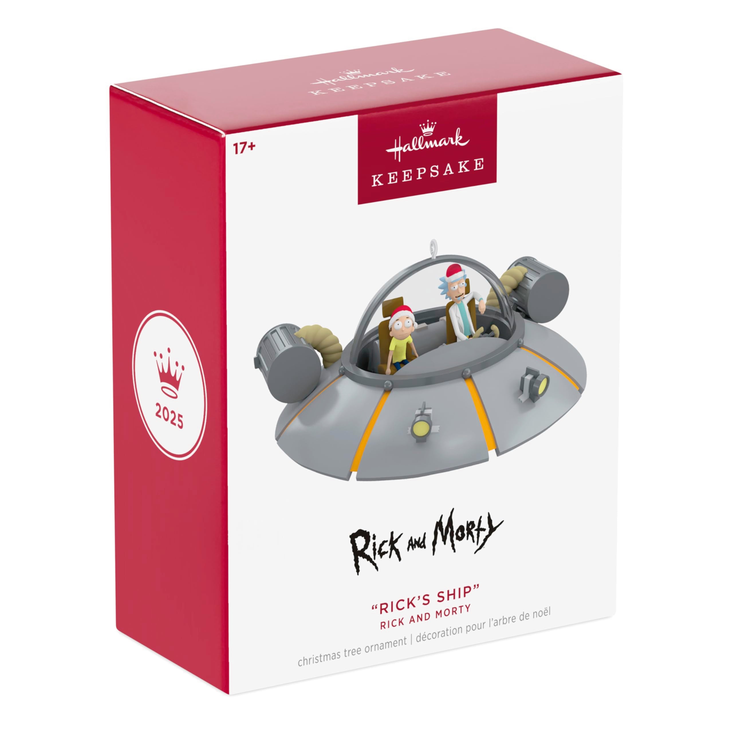 "Rick's Ship" Rick and Morty 2025 Hallmark Keepsake Christmas Ornament