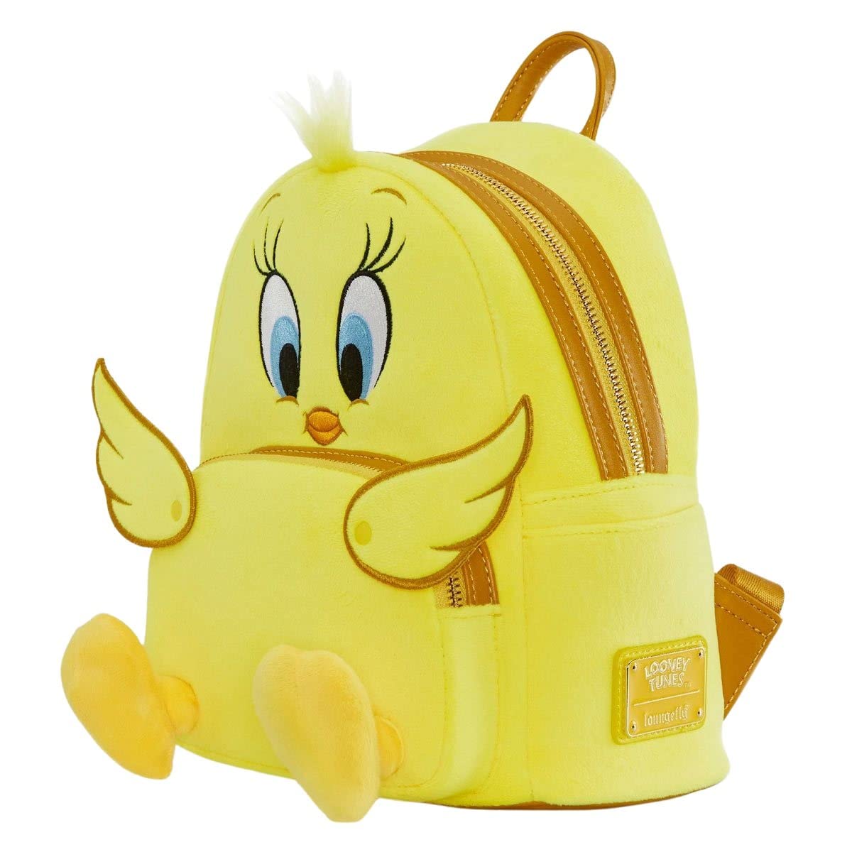 Loungefly Looney Tunes Tweety Plush Mini Backpack Yellow