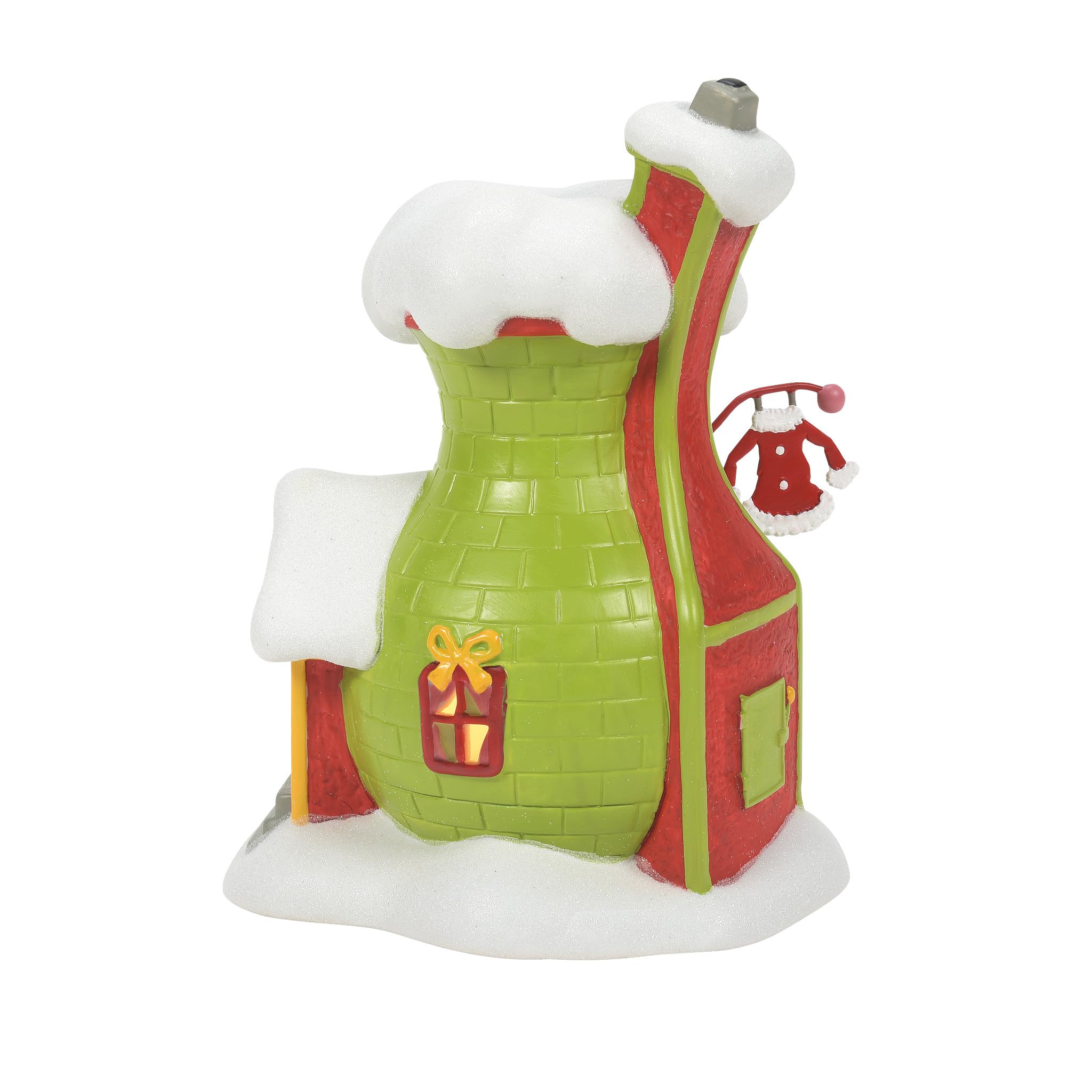 Department 56 Dr. Seuss The Grinch "Grinch's Santy Suit Shoppe" Lighted Village Building