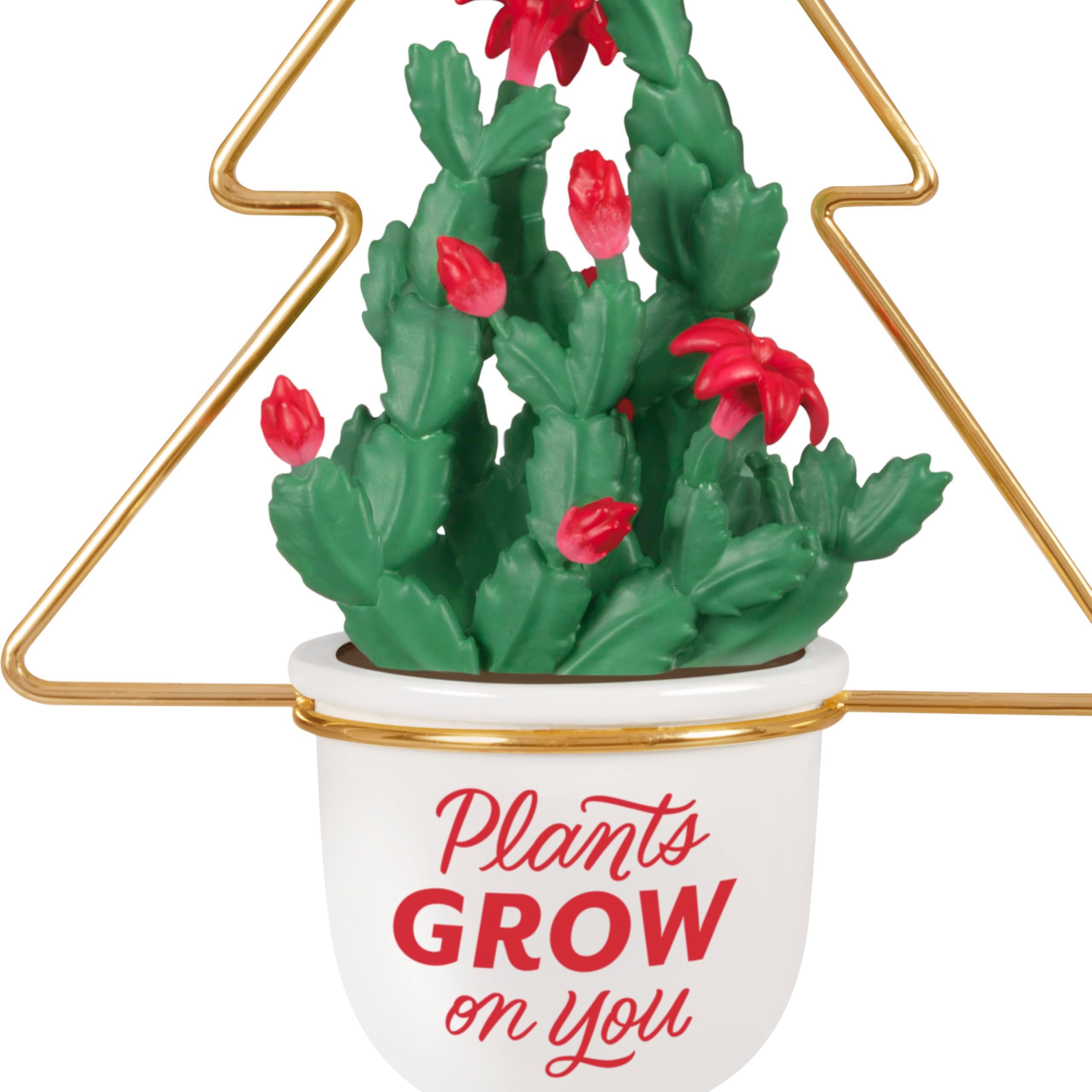 Plants Grow on You 2025 Hallmark Keepsake Christmas Ornament