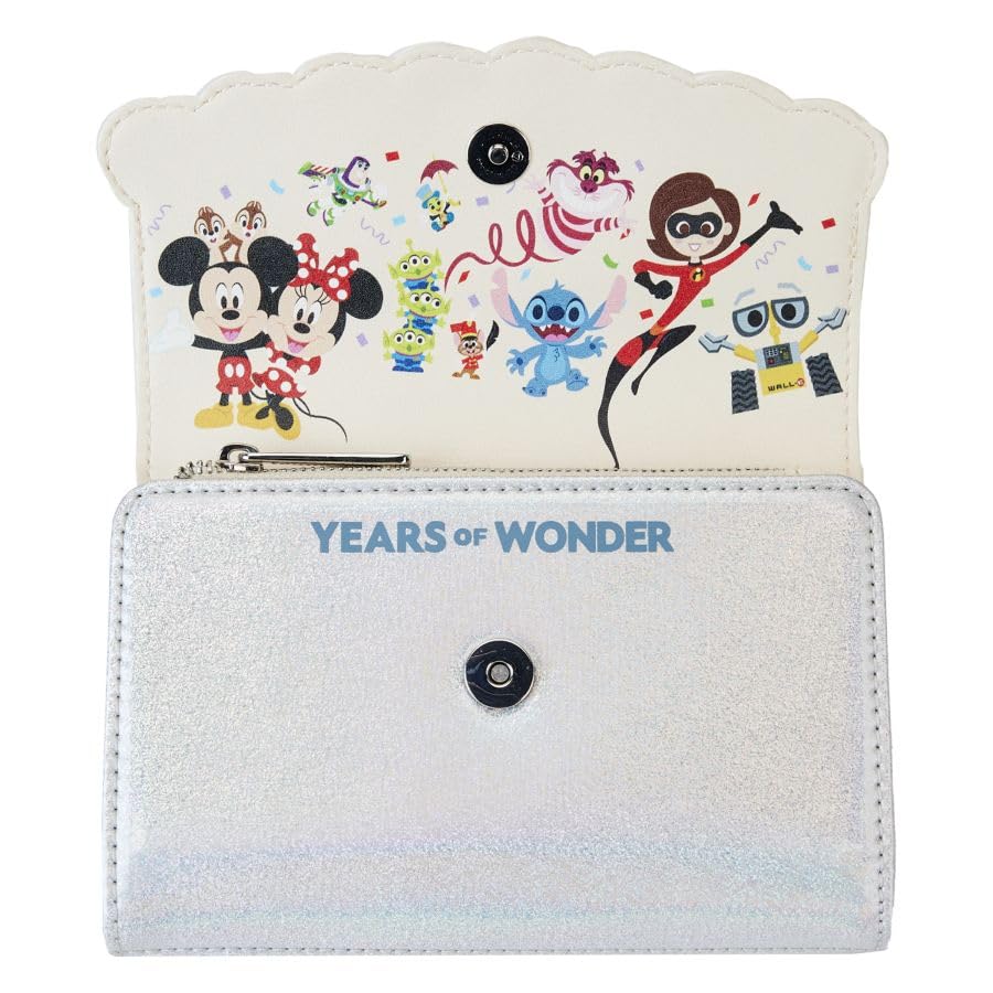 Loungefly Disney 100 Anniversary Celebration Cake Flap Wallet