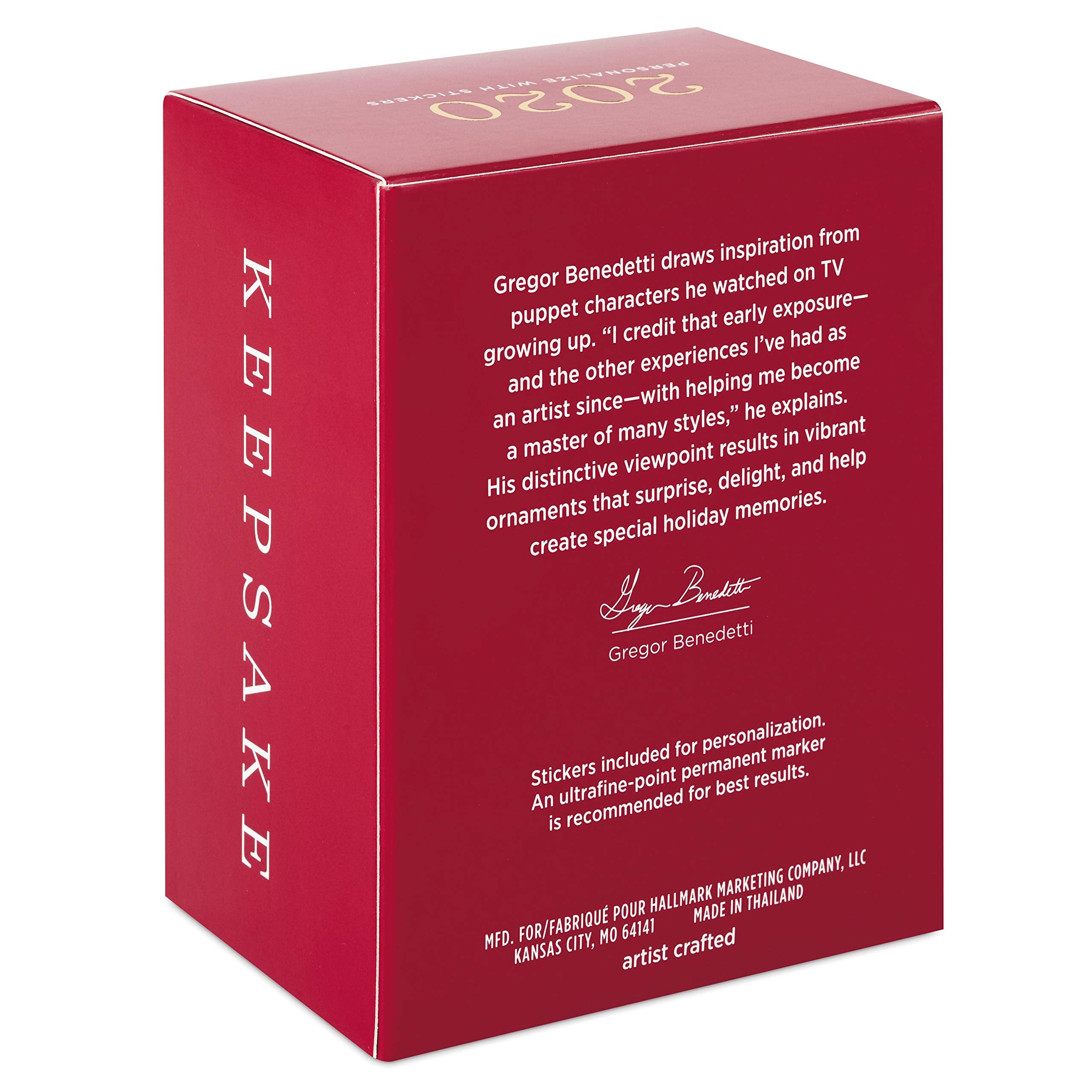 Hallmark Keepsake Christmas Ornament 2020 Year-Dated, Basketball Snowman, DIY Personalized (1299QGO1794)