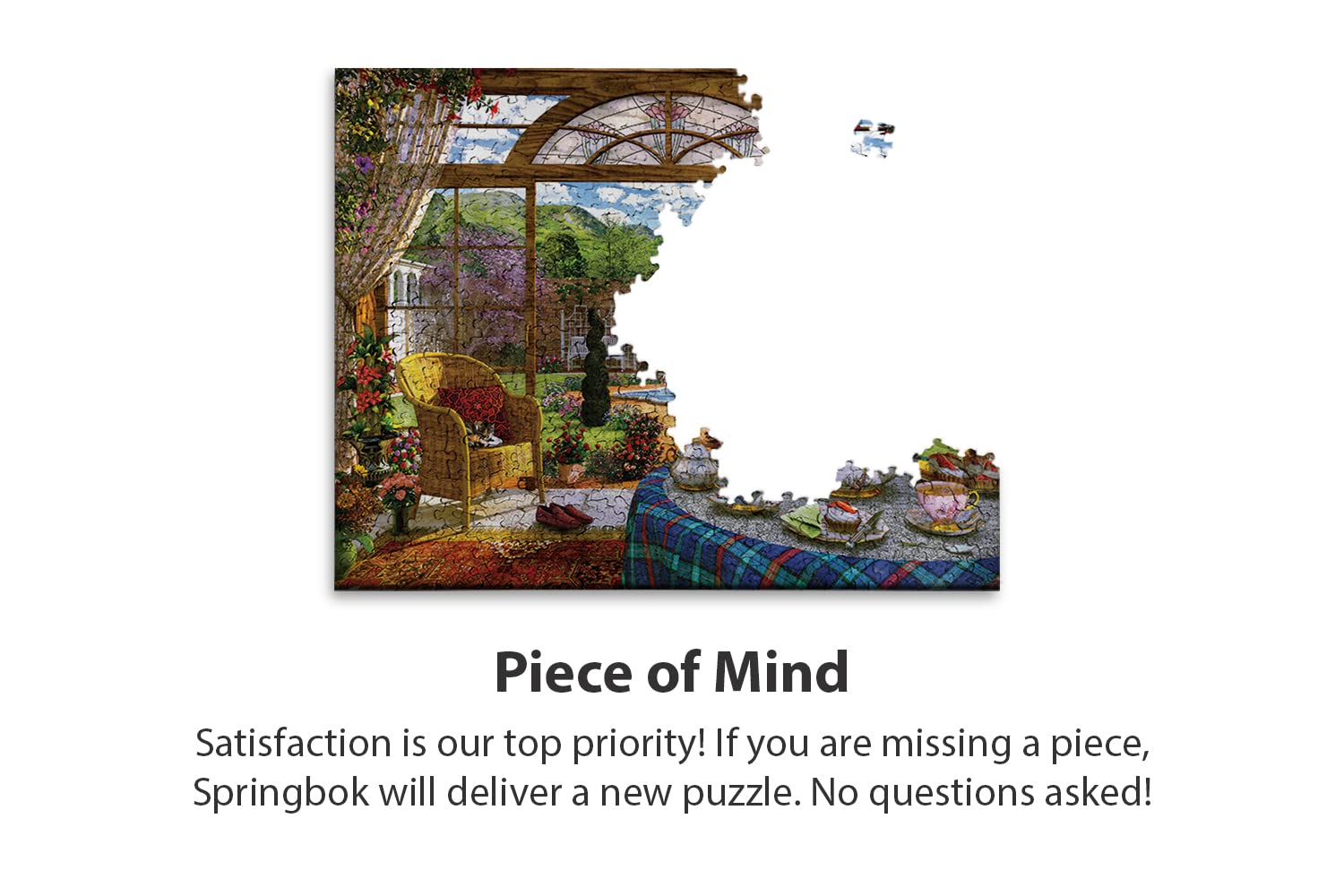 Springbok's 1000 Piece Jigsaw Puzzle The Conservatory, Multi