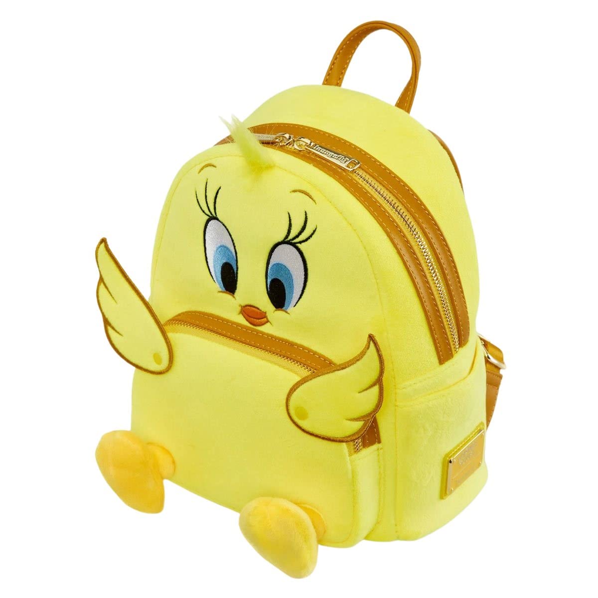 Loungefly Looney Tunes Tweety Plush Mini Backpack Yellow