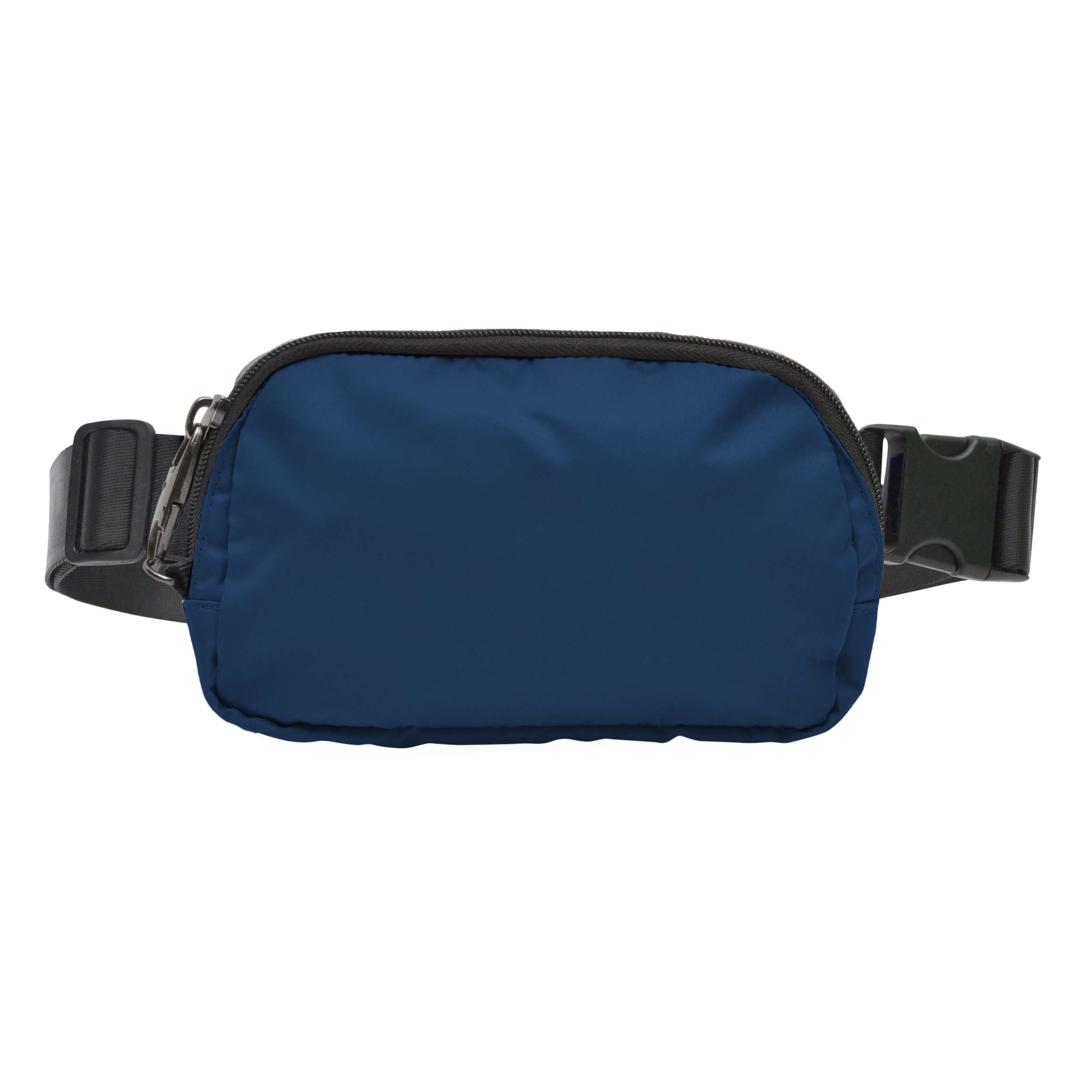 Nupouch Anti-theft Belt Bag with Adjustable Strap for Women and Men Fanny Pack Crossbody Performance Nylon (Navy)