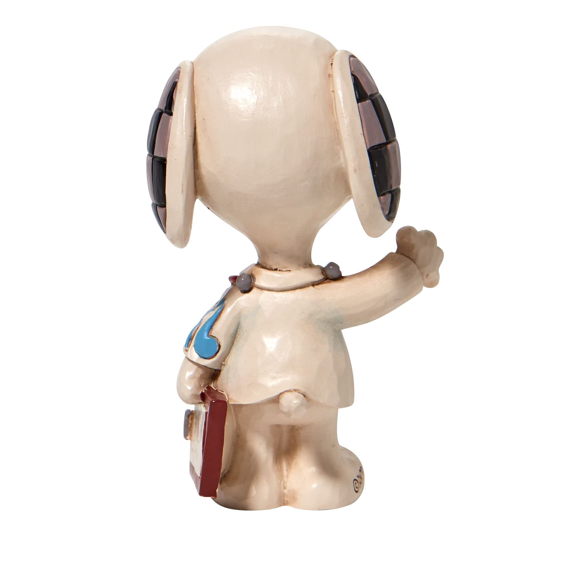 Enesco Jim Shore Peanuts Snoopy Medical Professional Miniature Figurine, 3 Inch, Multicolor
