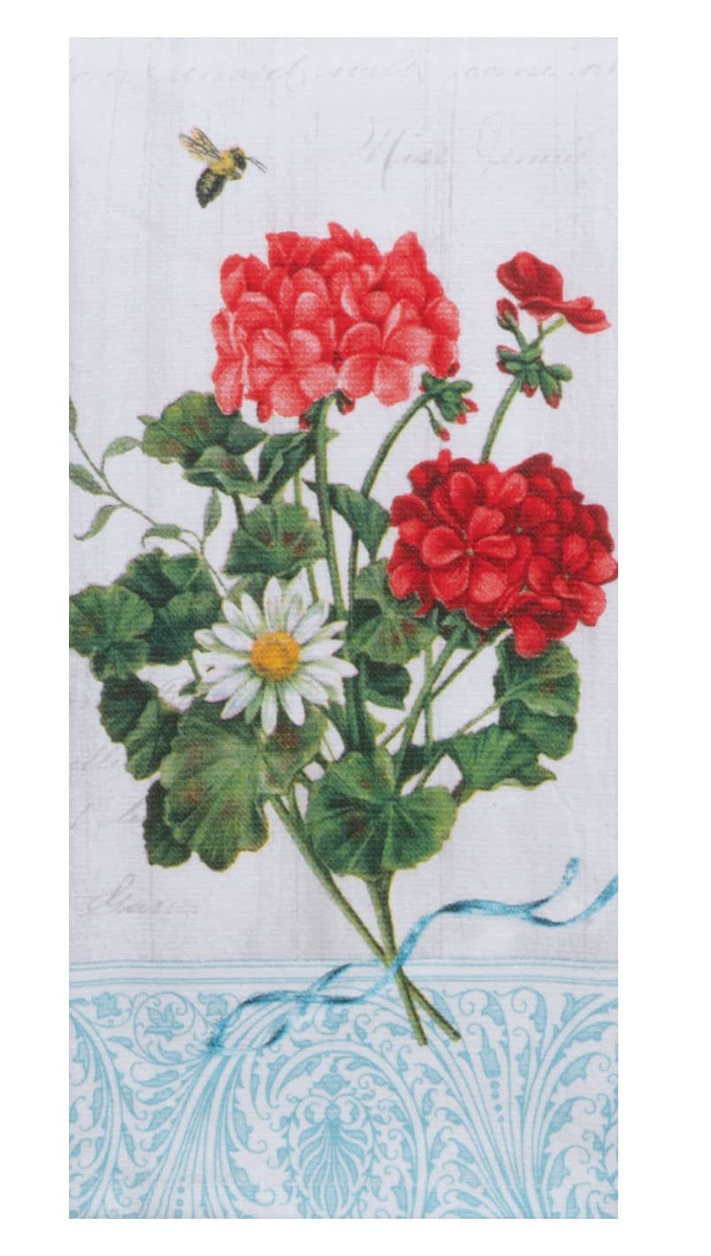 Kay Dee Designs, Blossoms & Bees Geranium Dual Purpose Terry Towel