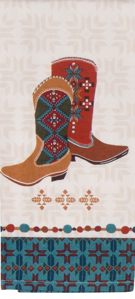 Kay Dee Designs Southwest at Heart Boots Tea Towel