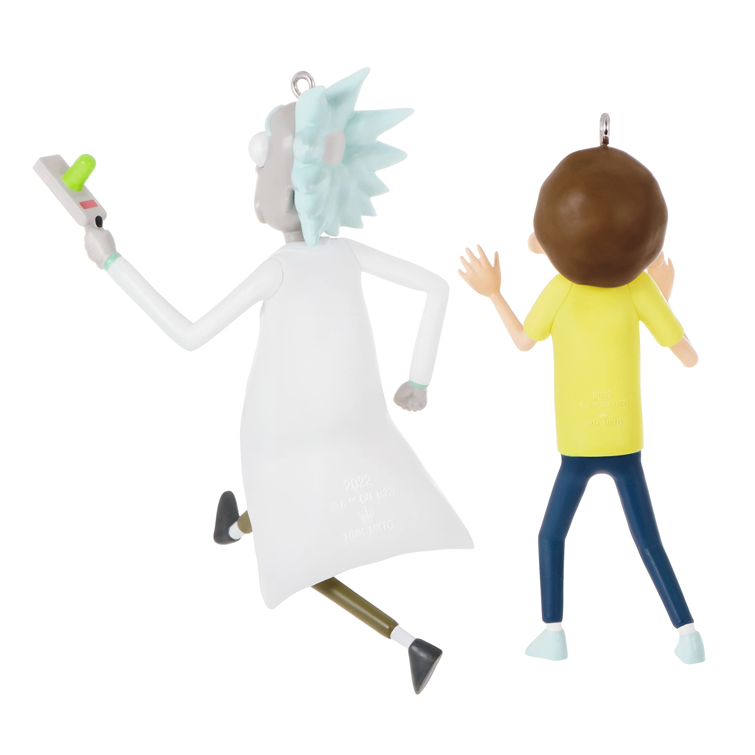 This Just Don't Think About It, Morty! set of 2 Hallmark Keepsake Christmas Ornament