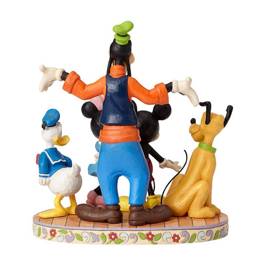 Enesco Disney Traditions by Jim Shore Fab Five The Gangs All Here Figurine, 8.750, Multi-Colored