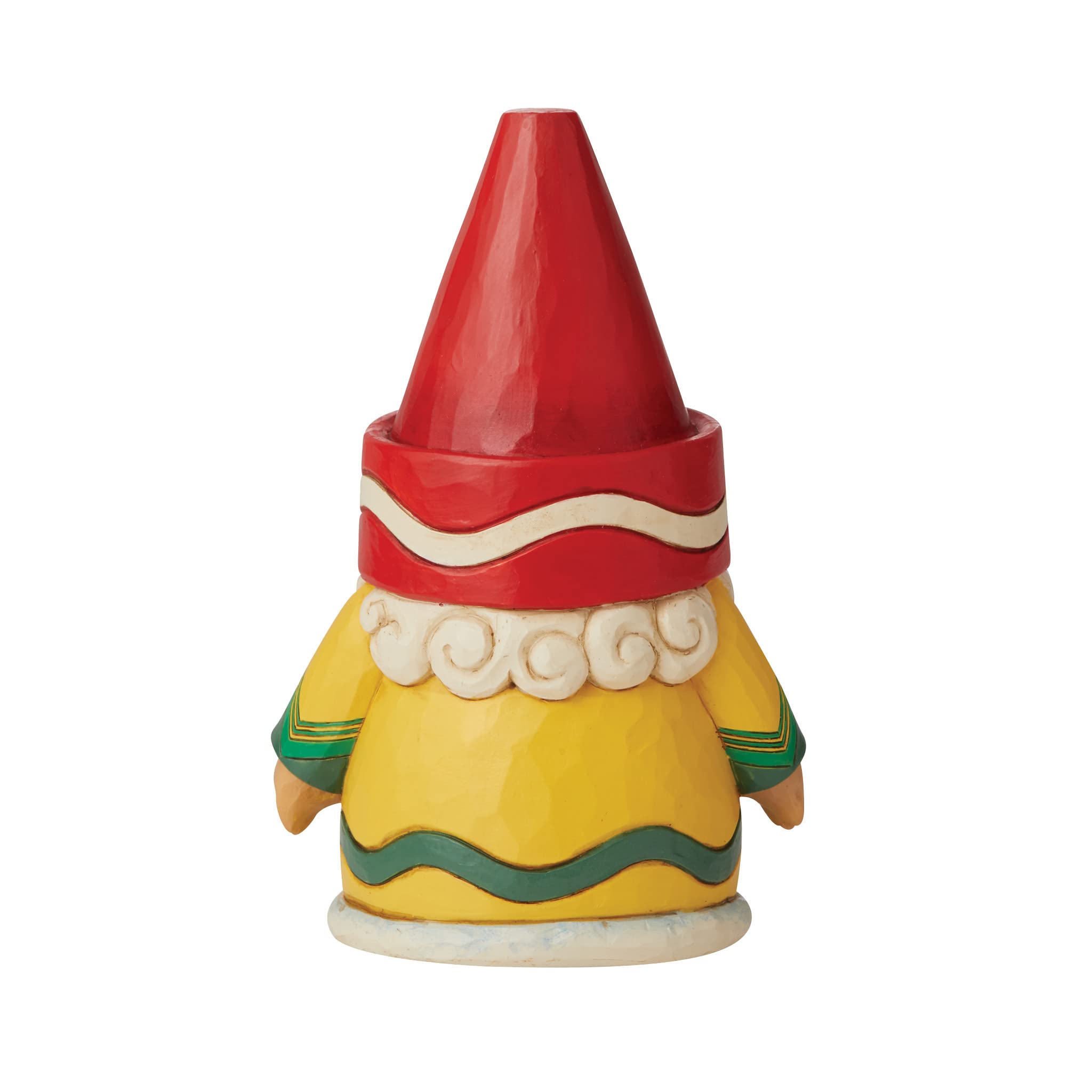 Enesco Crayola by Jim Shore Crayola Gnome Figurine, Chubby Yellow, 6 Inch