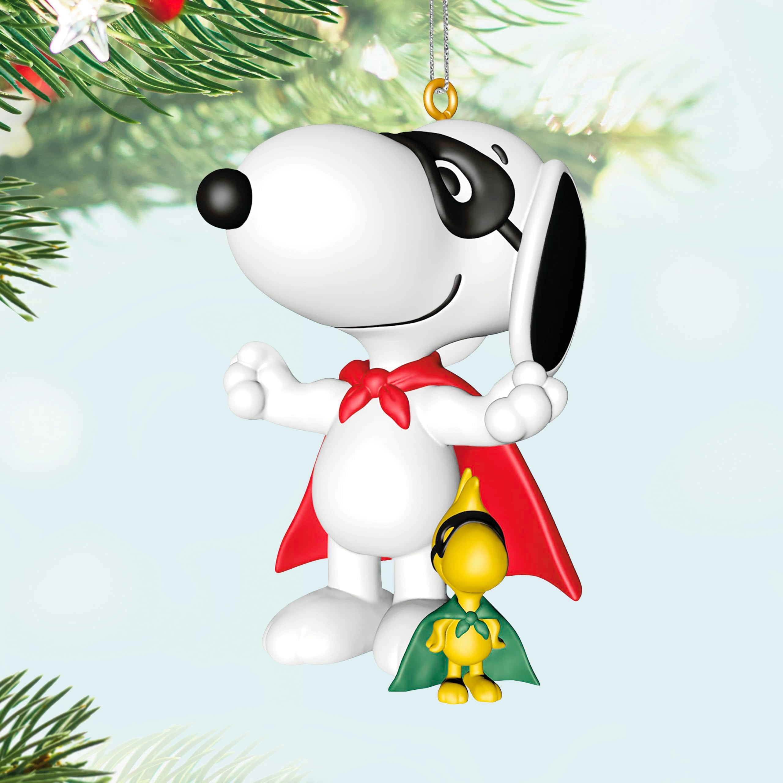 Masked Marvel Spotlight on Snoopy, 2025 Hallmark Keepsake Christmas Ornament