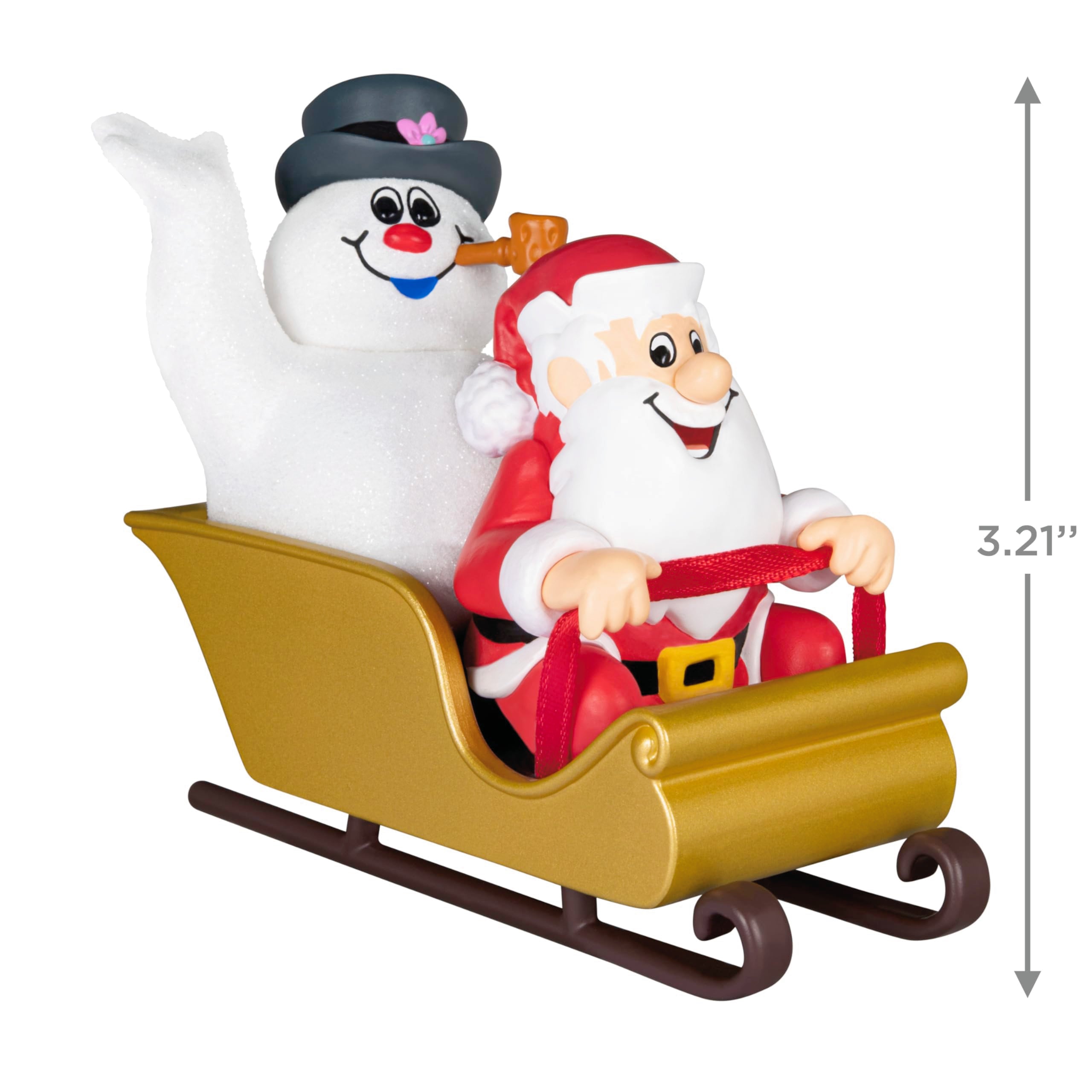 ORN FROSTY AND SANTA