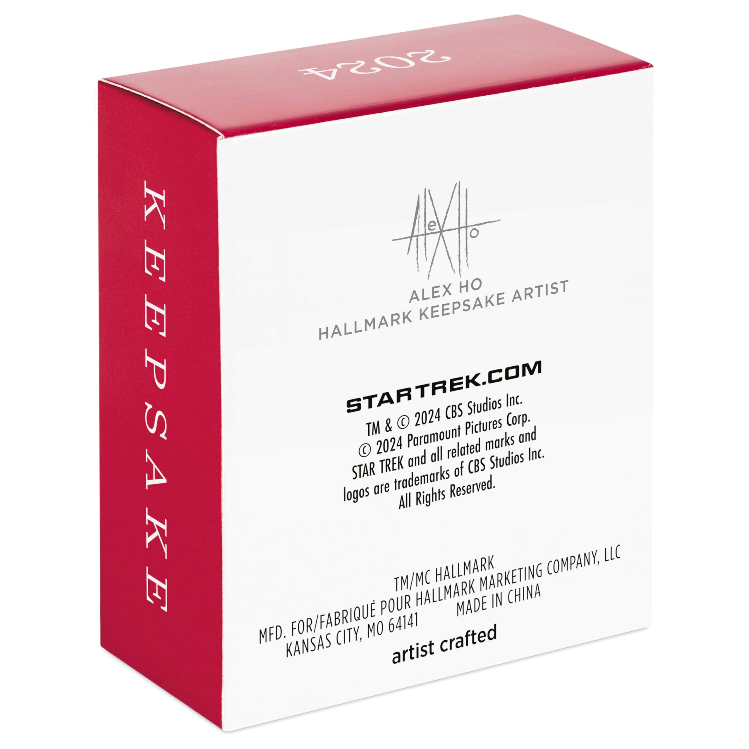 Hallmark Keepsake 0.4" Mini Christmas Ornament 2024, Star Trek: The Motion Picture U.S.S. Enterprise NCC-1701 Refit, Gifts for Trekkies