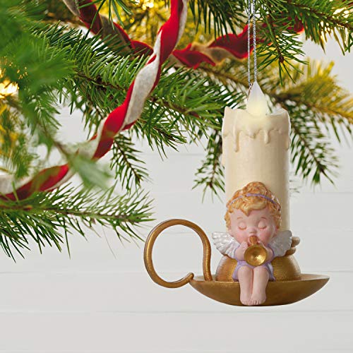 Hallmark Keepsake Christmas Ornament 2020, Angelic Candlelight, Motion With Light (2499QGO1841)
