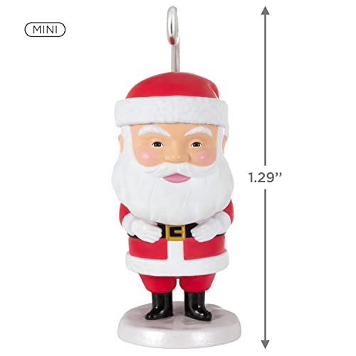 Hallmark Keepsake 1.29" Miniature Christmas Ornament 2023, Wiggly Santa Mini