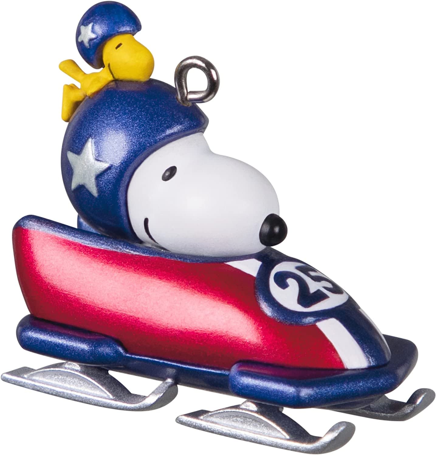 Hallmark Keepsake 1.16" Miniature Christmas Ornament 2022, Peanuts Winter Fun with Snoopy, Mini