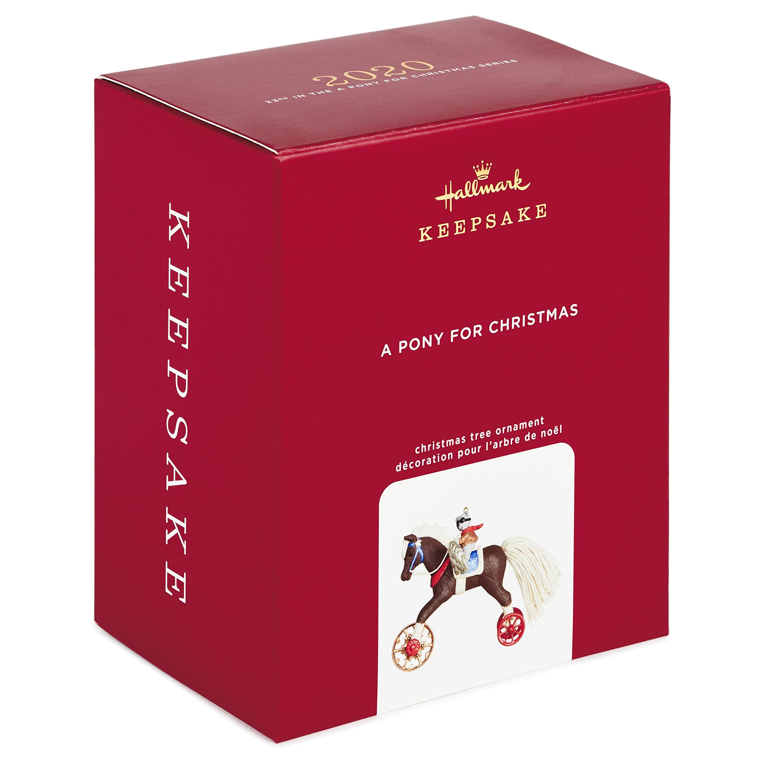 Hallmark Keepsake Ornament 2020 Year-Dated, A Pony for Christmas