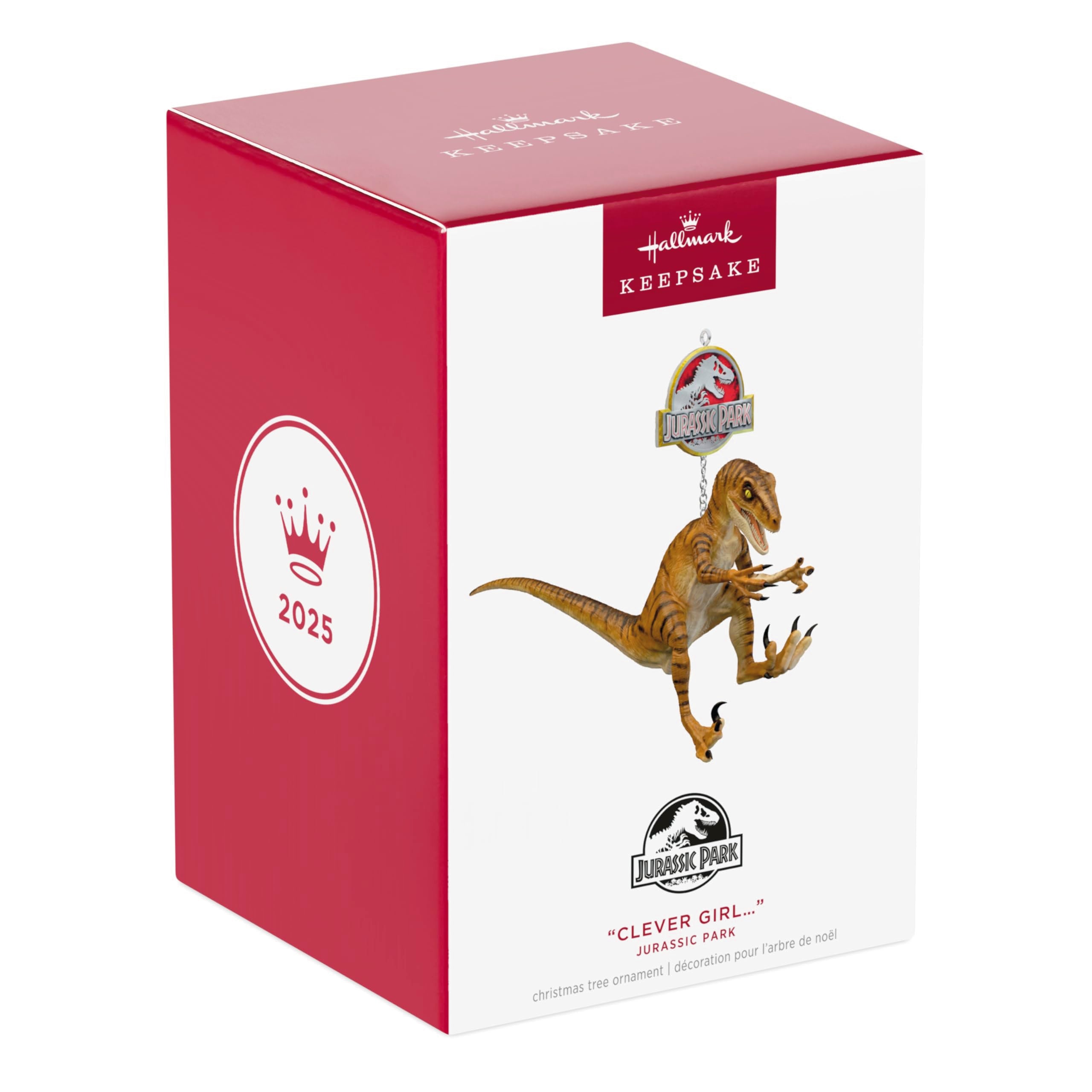 "Clever Girl..." Jurassic Park 2025 Hallmark Keepsake Christmas Ornament