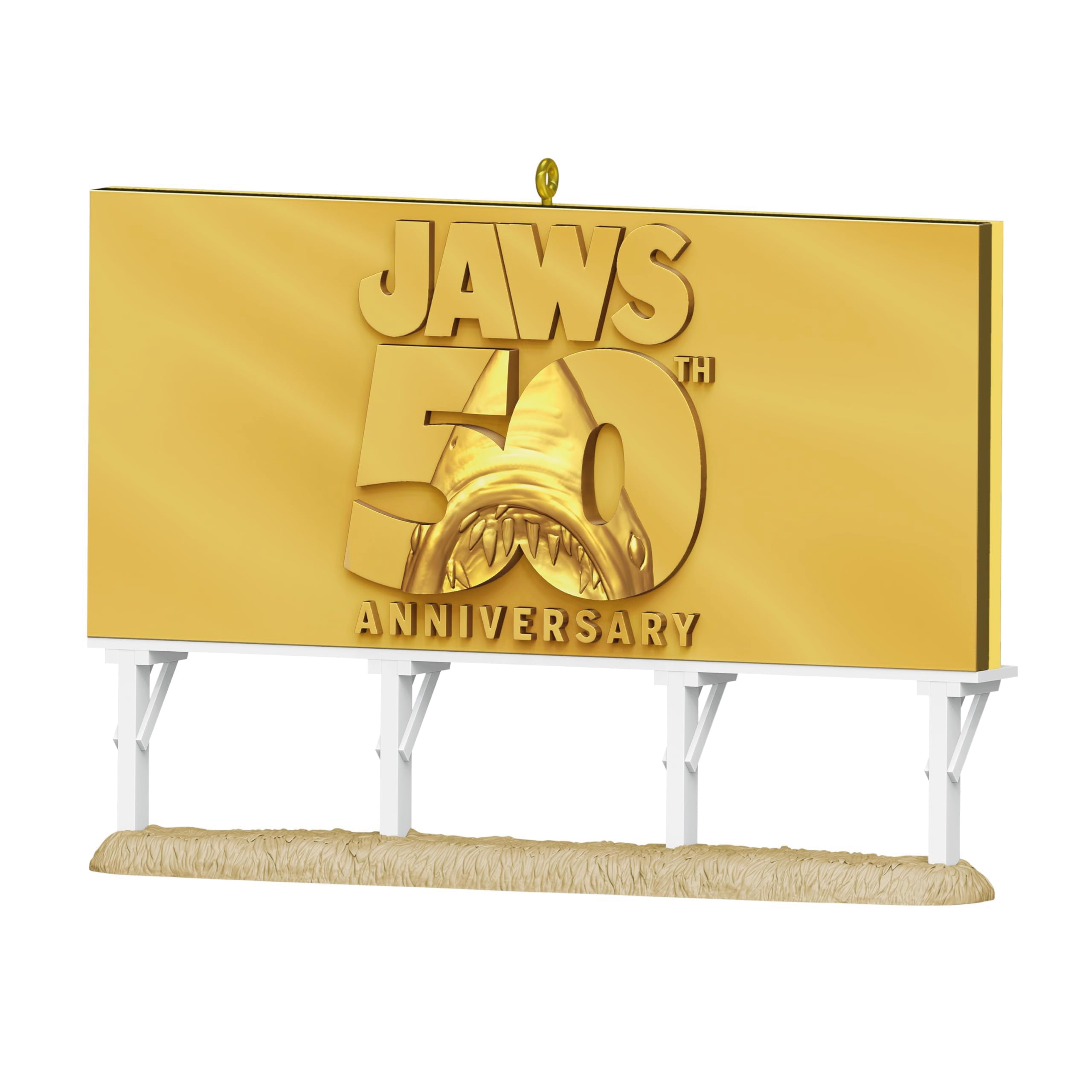 Help!!! Shark, Jaws 50th Anniversary, 2025 Hallmark Keepsake Christmas Ornament