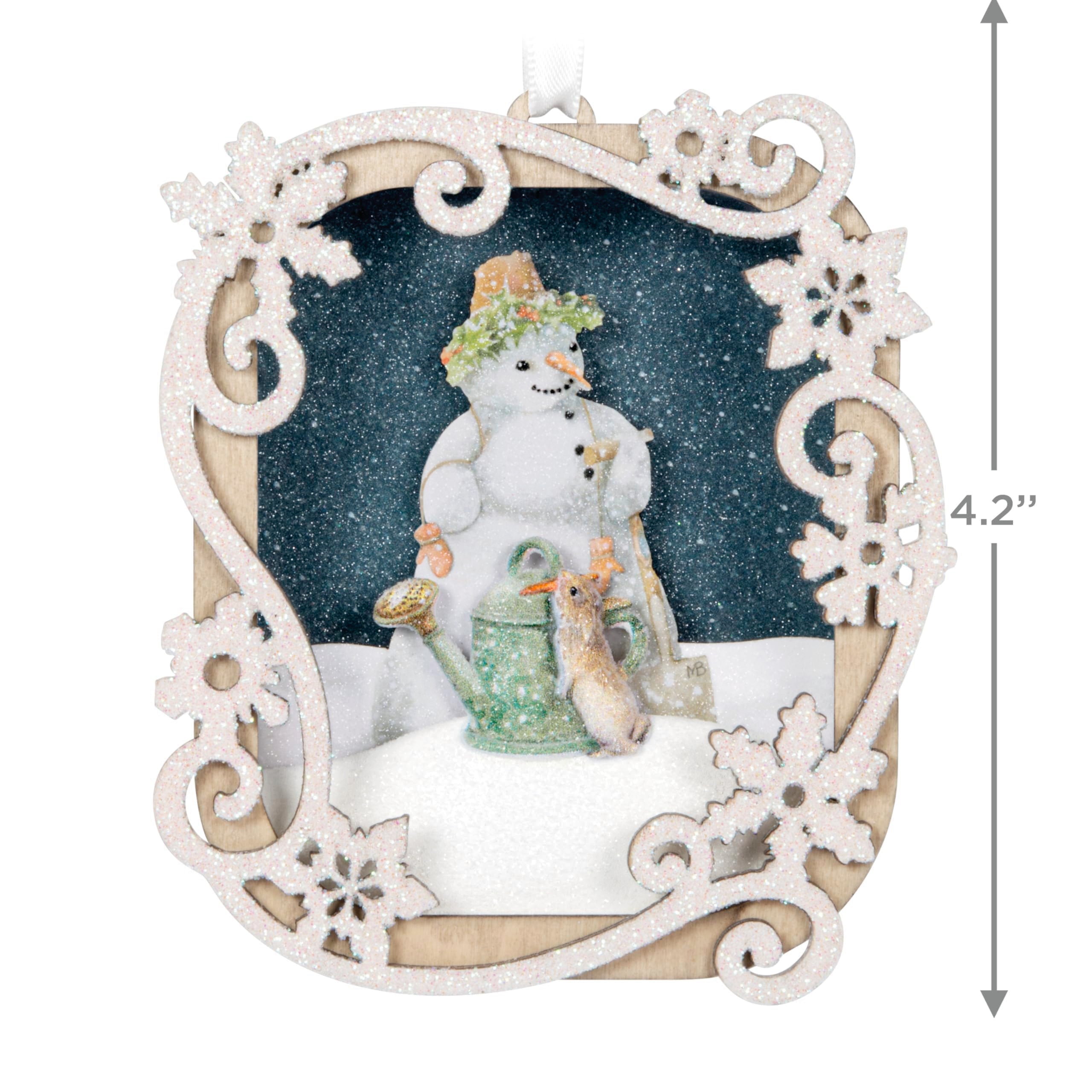 Hallmark Keepsake Christmas Ornament 2024, Marjolein Bastin Winter Wonder Papercraft, Gifts for Nature Lovers