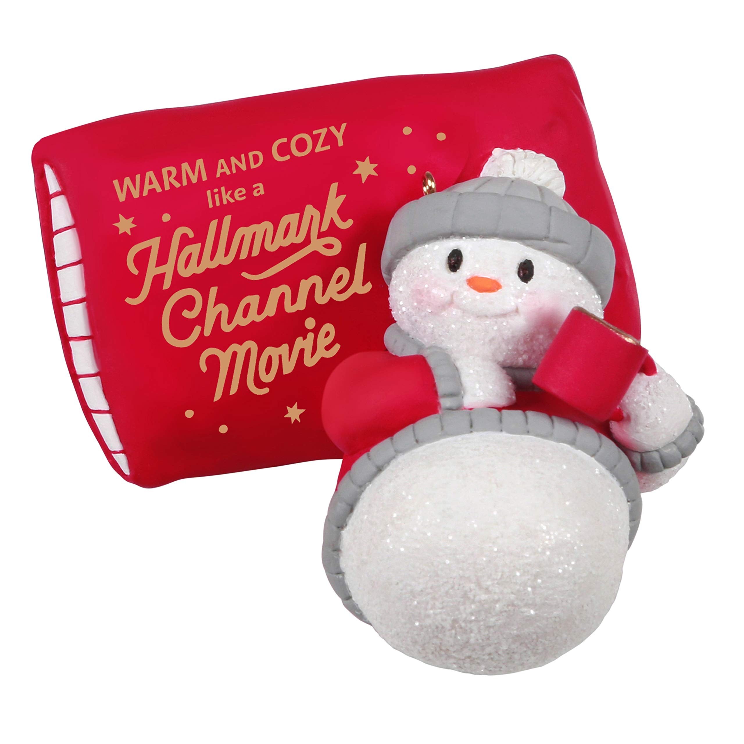 Hallmark Keepsake Ornament 2020, Hallmark Channel Warm & Cozy Christmas Snowman (1599QGO6171)