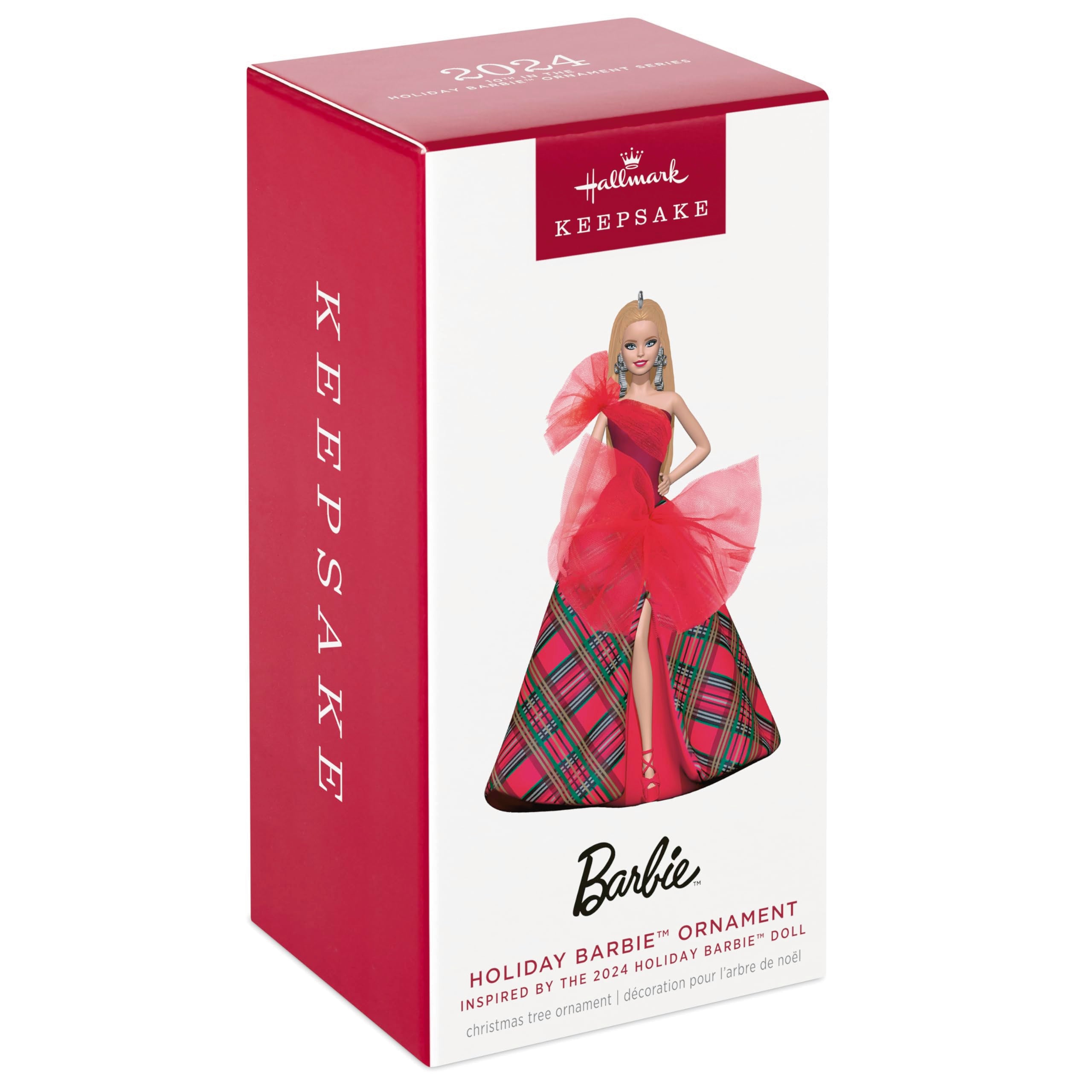Hallmark Keepsake Christmas Ornament 2024, 2024 Holiday Barbie, Gifts for Her