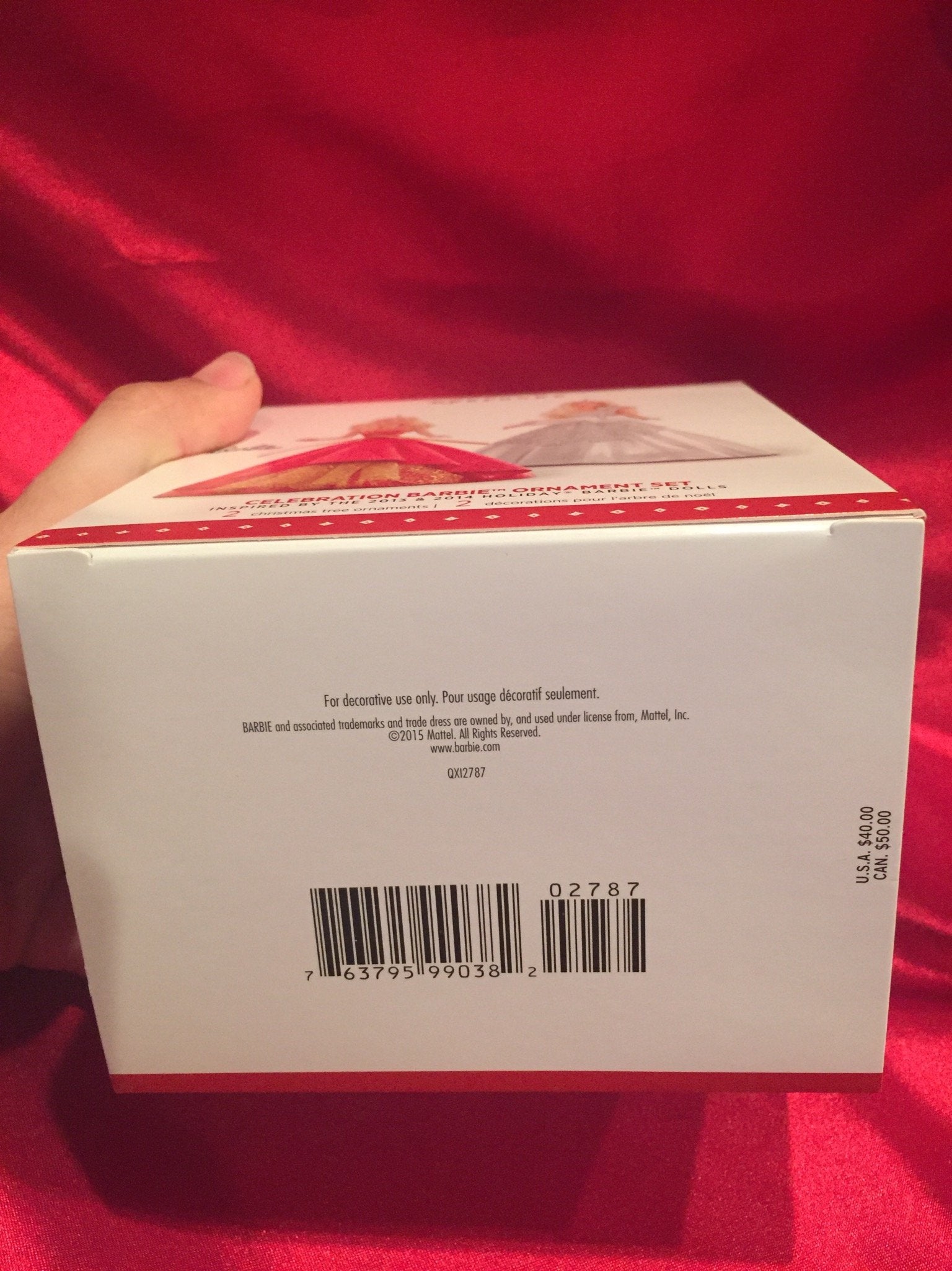 Hallmark QXI2787 Keepsake Ornament Plastic 2015 Celebration Holiday