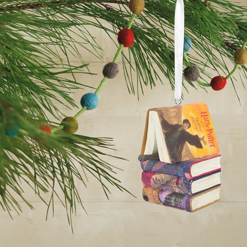 Harry Potter™ Books and Wand Hallmark Ornament