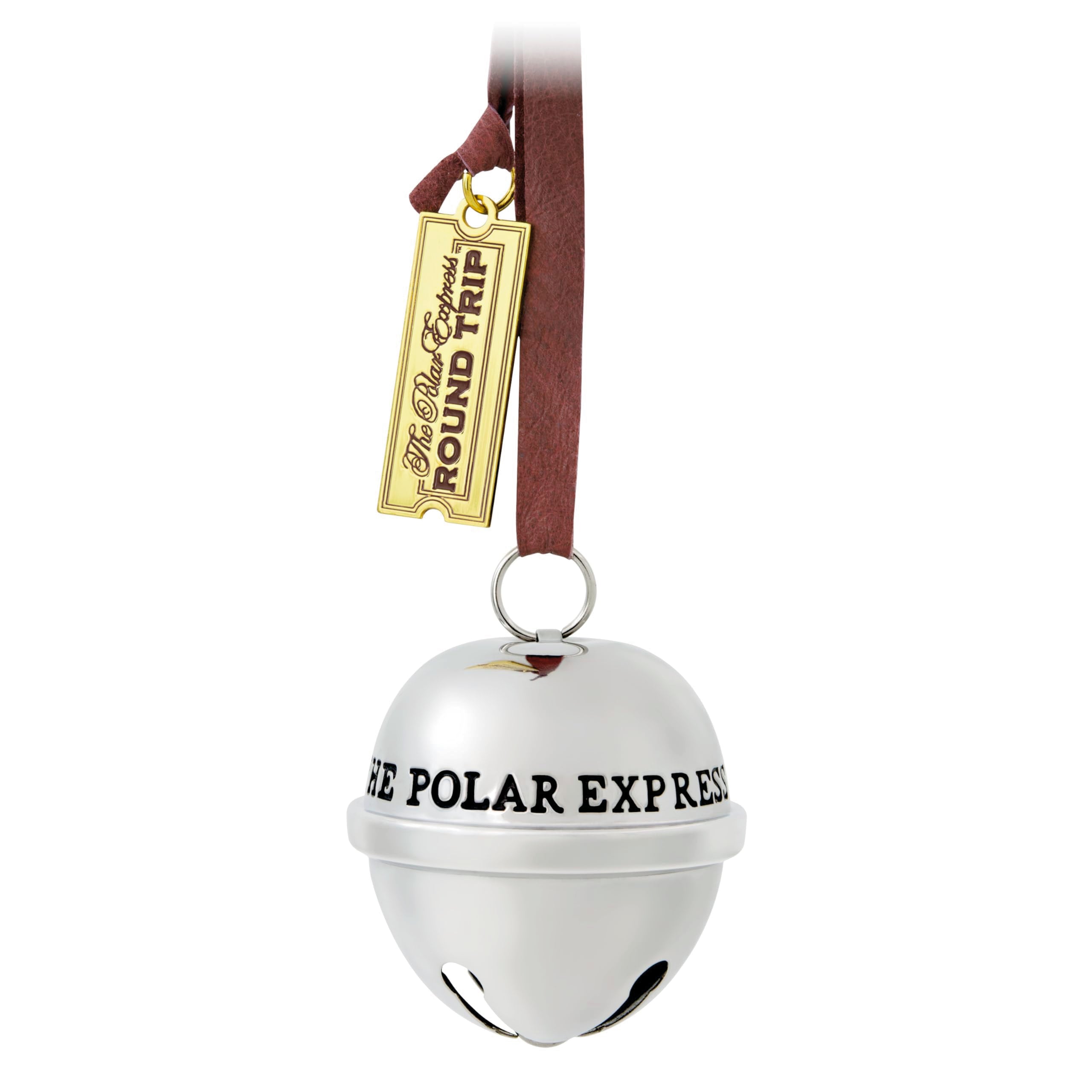 Hallmark Keepsake Christmas Ornament 2024, The Polar Express 20th Anniversary Santa's Sleigh Bell 2024, Metal, Christmas Movie Gifts