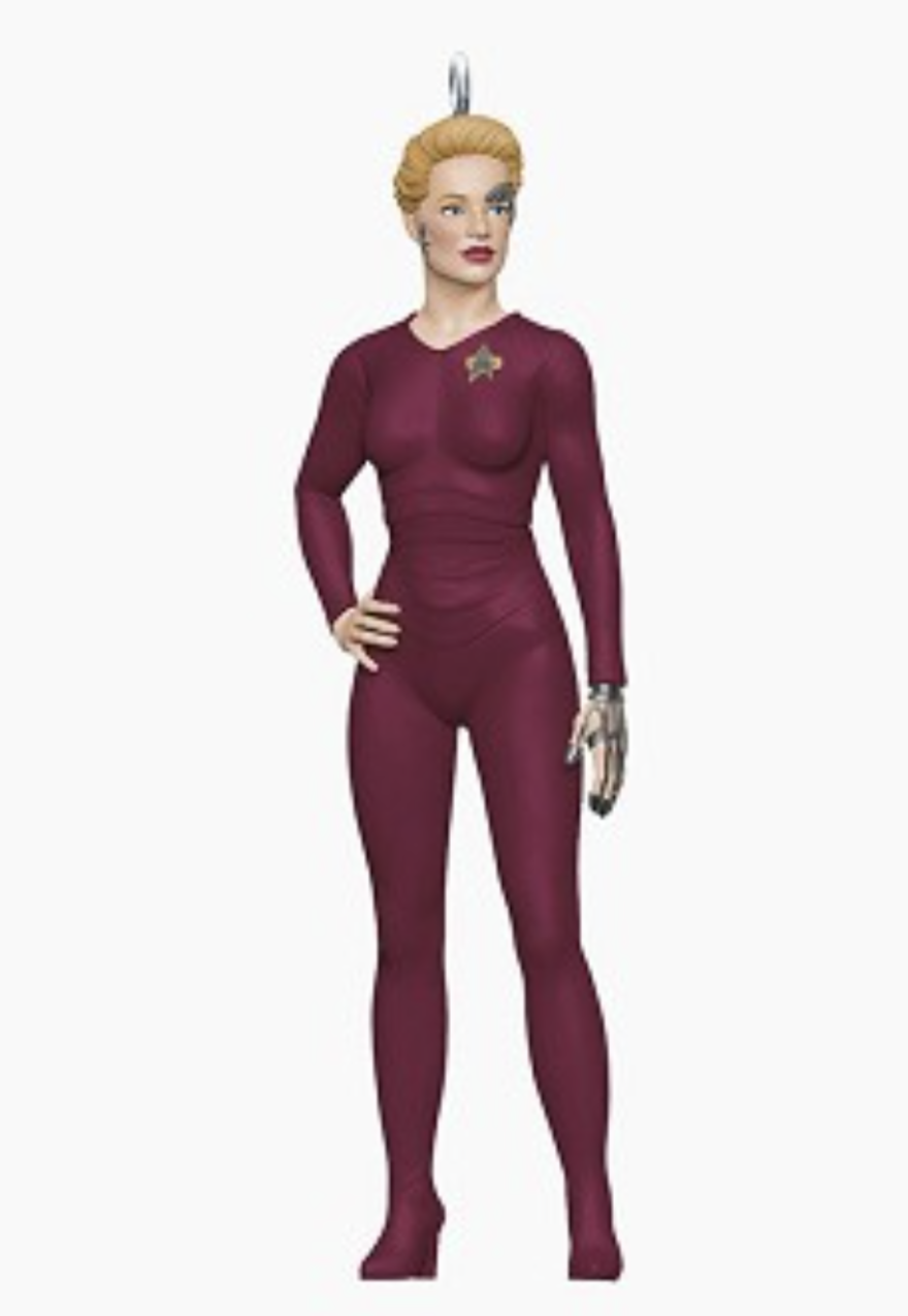 Star Trek Seven of Nine 2025 Mini Hallmark Christmas Ornament