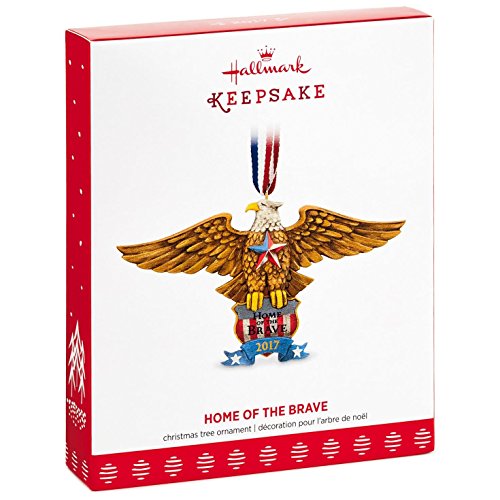 Hallmark 1595QGO1775 Patriotic Eagle Keepsake Christmas Ornaments