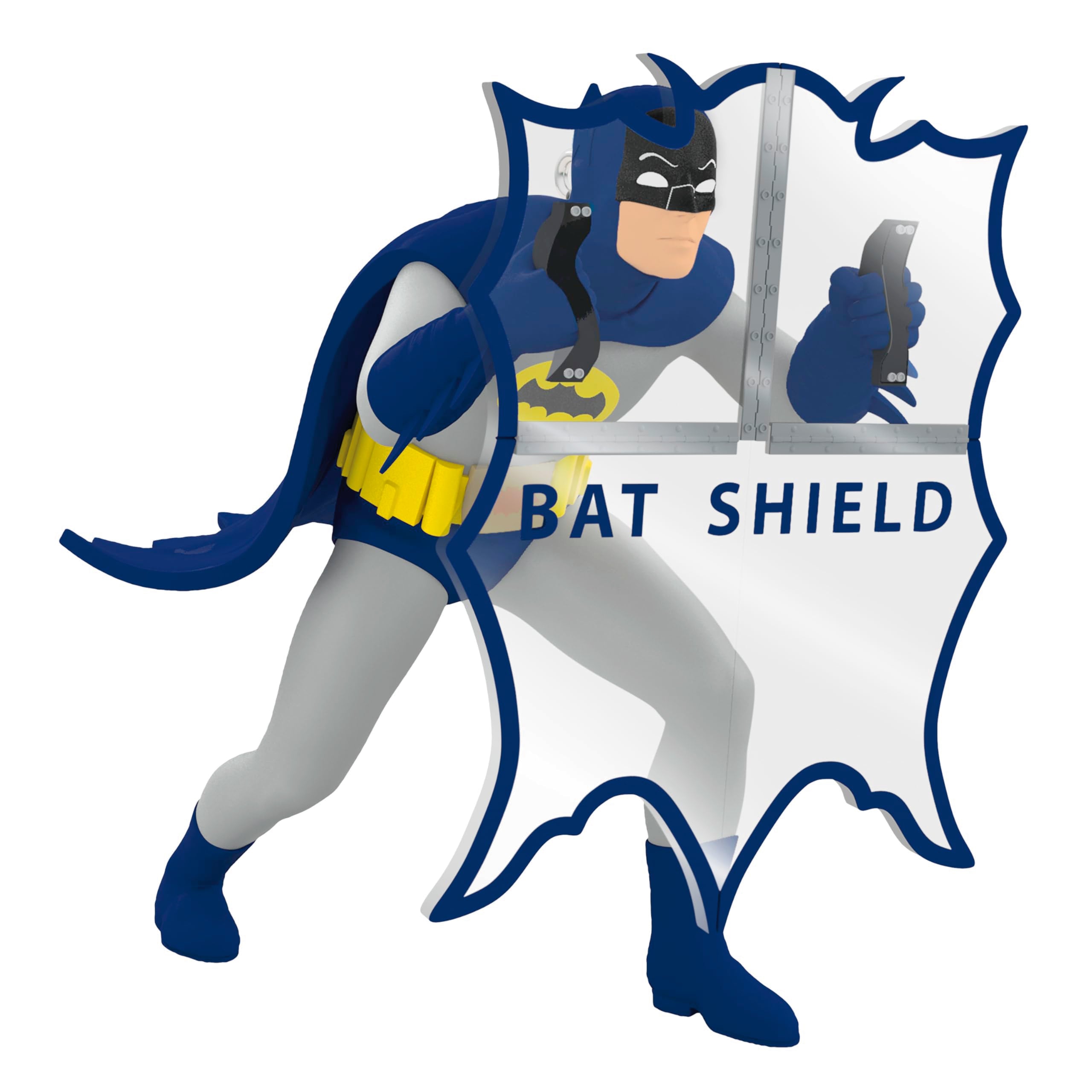 Behind the Bat-Shield, Batman The Classic TV Series, 2025 Hallmark Keepsake Christmas Ornament