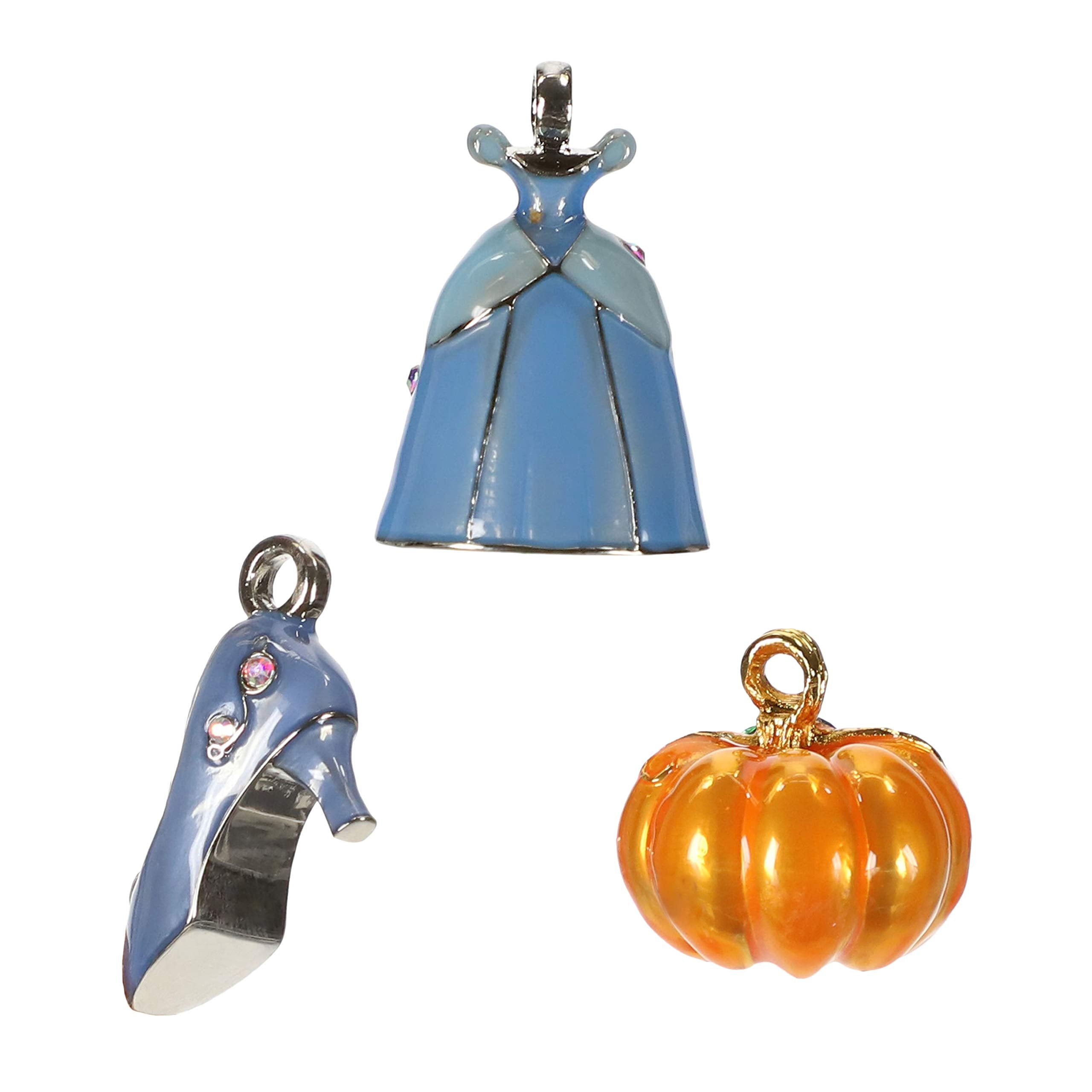 Hallmark Keepsake 2999QXD6309 Christmas Ornament 2019 Disney Ball, Cinderella Set of 3