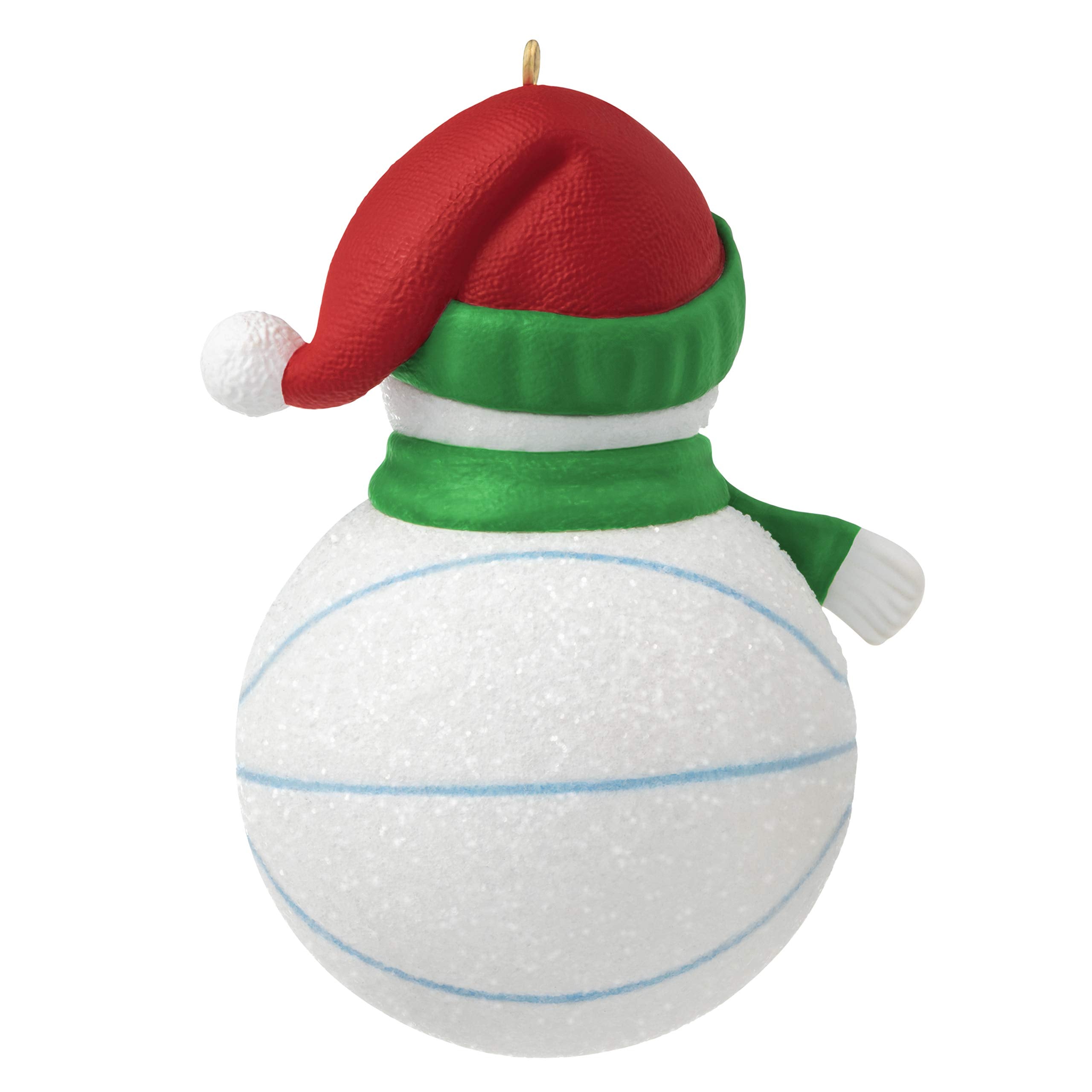 Hallmark Keepsake Christmas Ornament 2020 Year-Dated, Basketball Snowman, DIY Personalized (1299QGO1794)