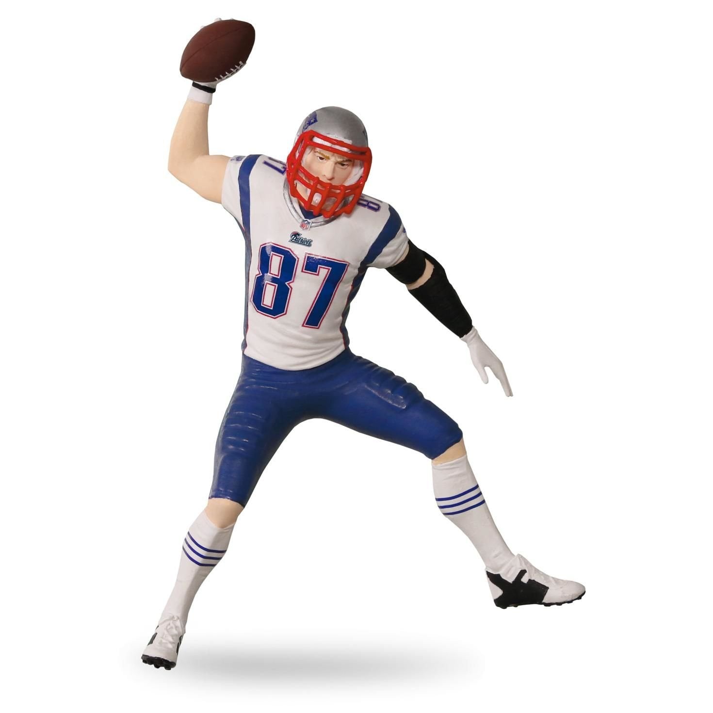 Hallmark Keepsake New England Patriots Rob Gronkowski Football Legends #22" Holiday Ornament
